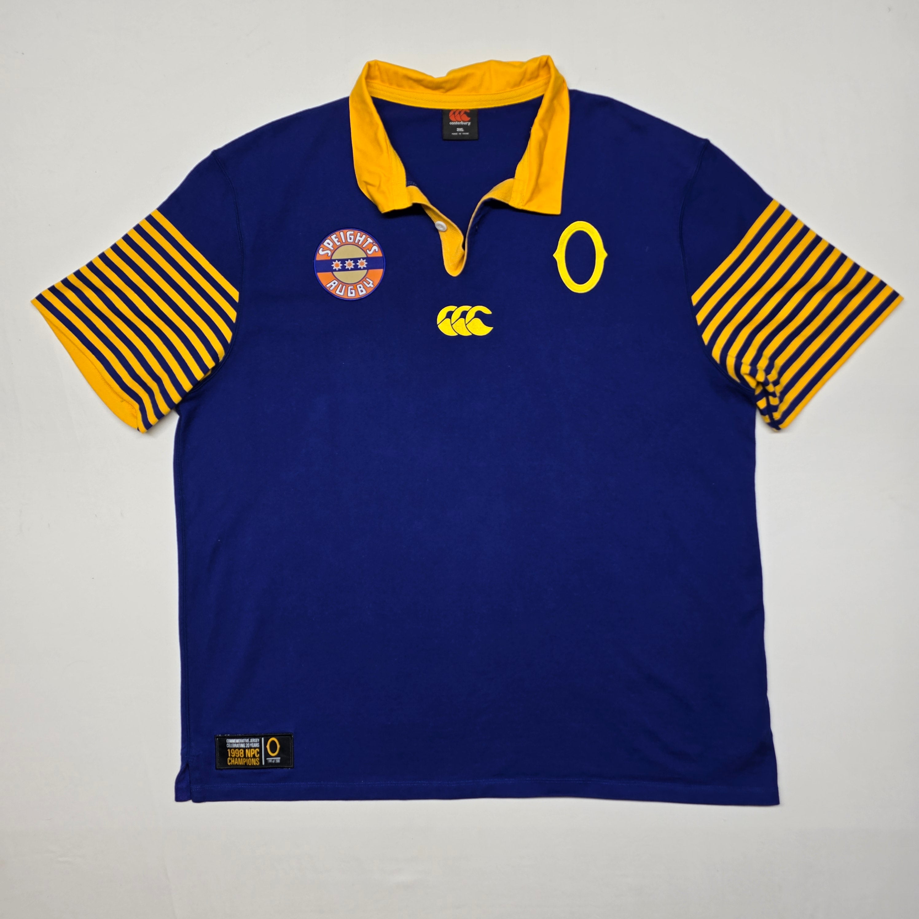 Otago 1998 NPC Commemorative Jersey 199 of 200 - 3XL