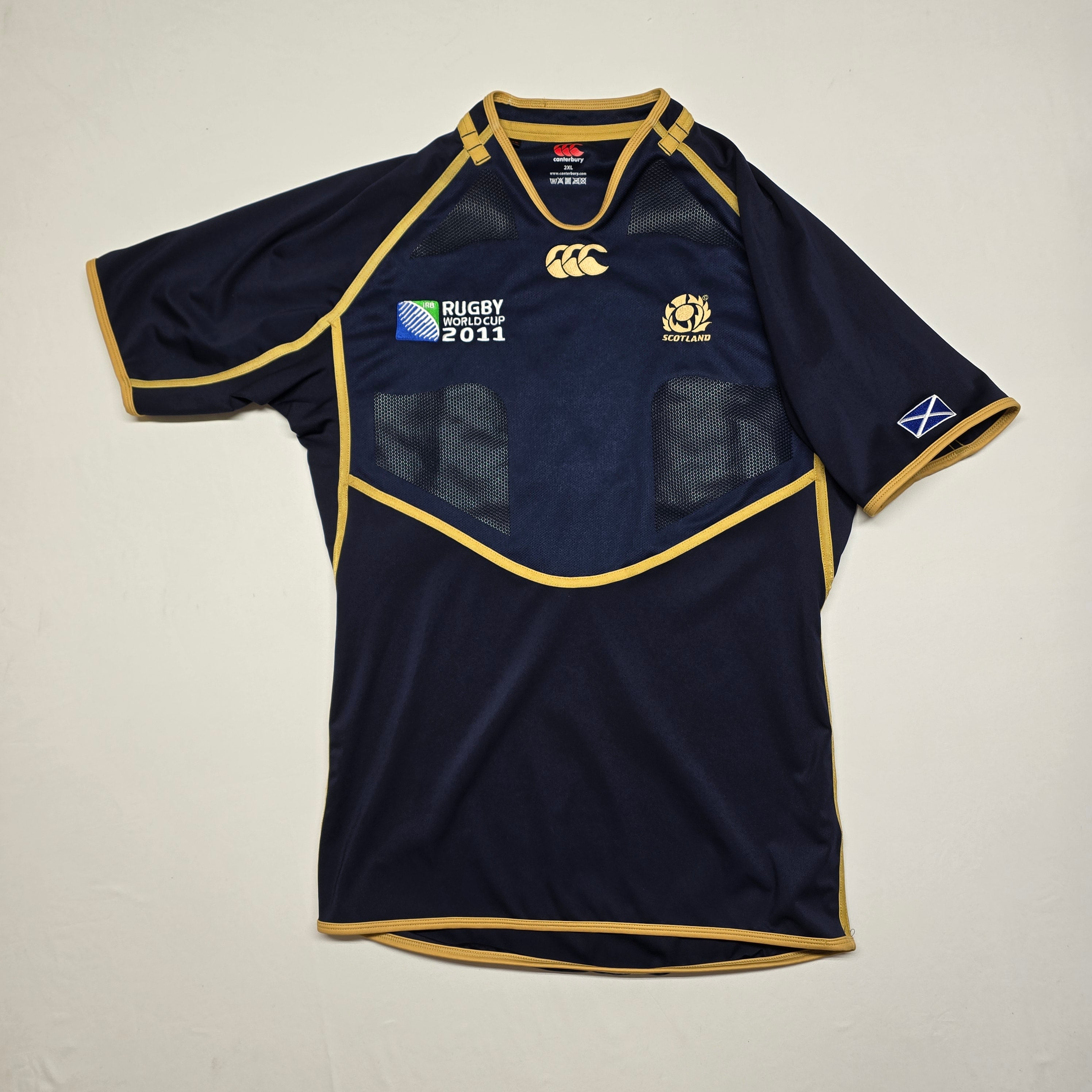 Scotland 2011 RWC Player Fit Jersey - 2XL