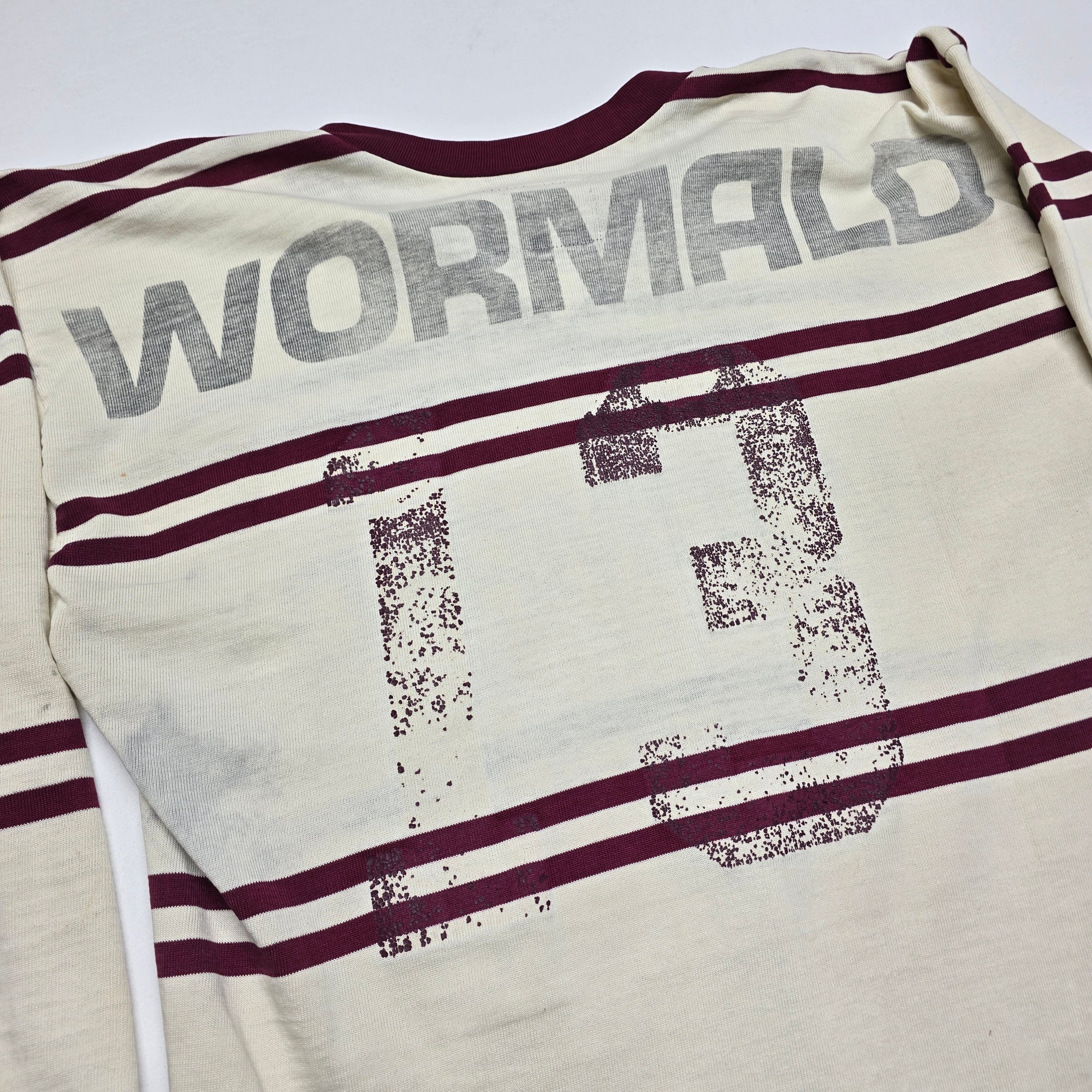 Manly Sea-Eagles Single Stitch #13 Wormald Jersey - S/M