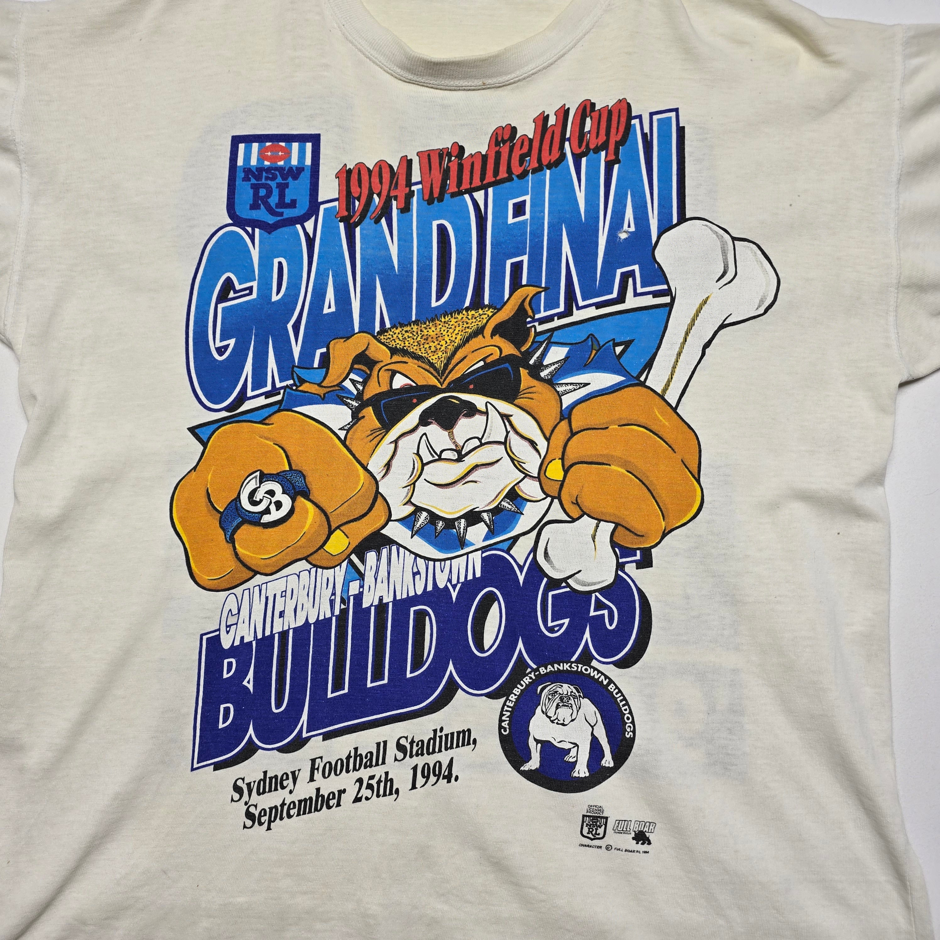 Canterbury-Bankstown Bulldogs 1994 Grand Final T-shirt - Medium