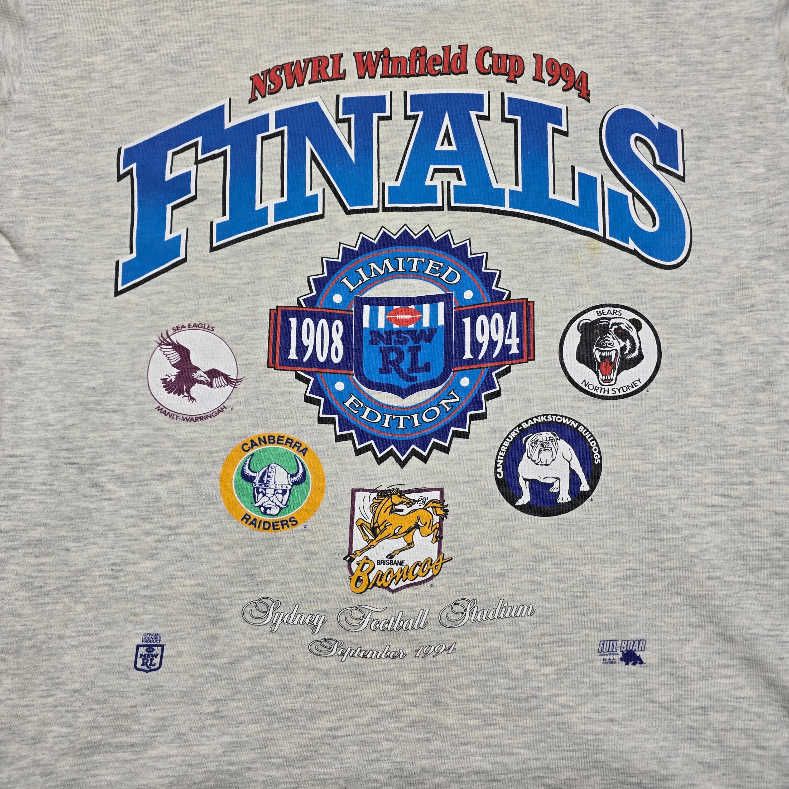 Winfield Cup 1994 Finals Limited Edition T-shirt - Medium