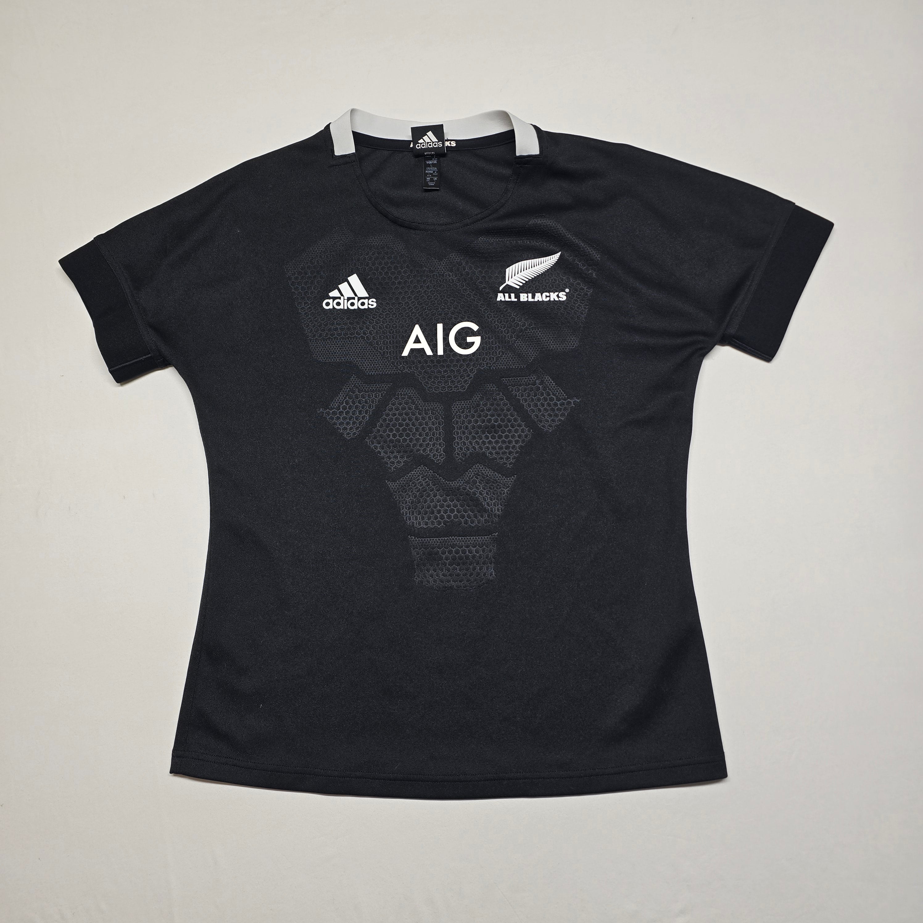 All Blacks 2020 Home Jersey - Women's Large (16-18)