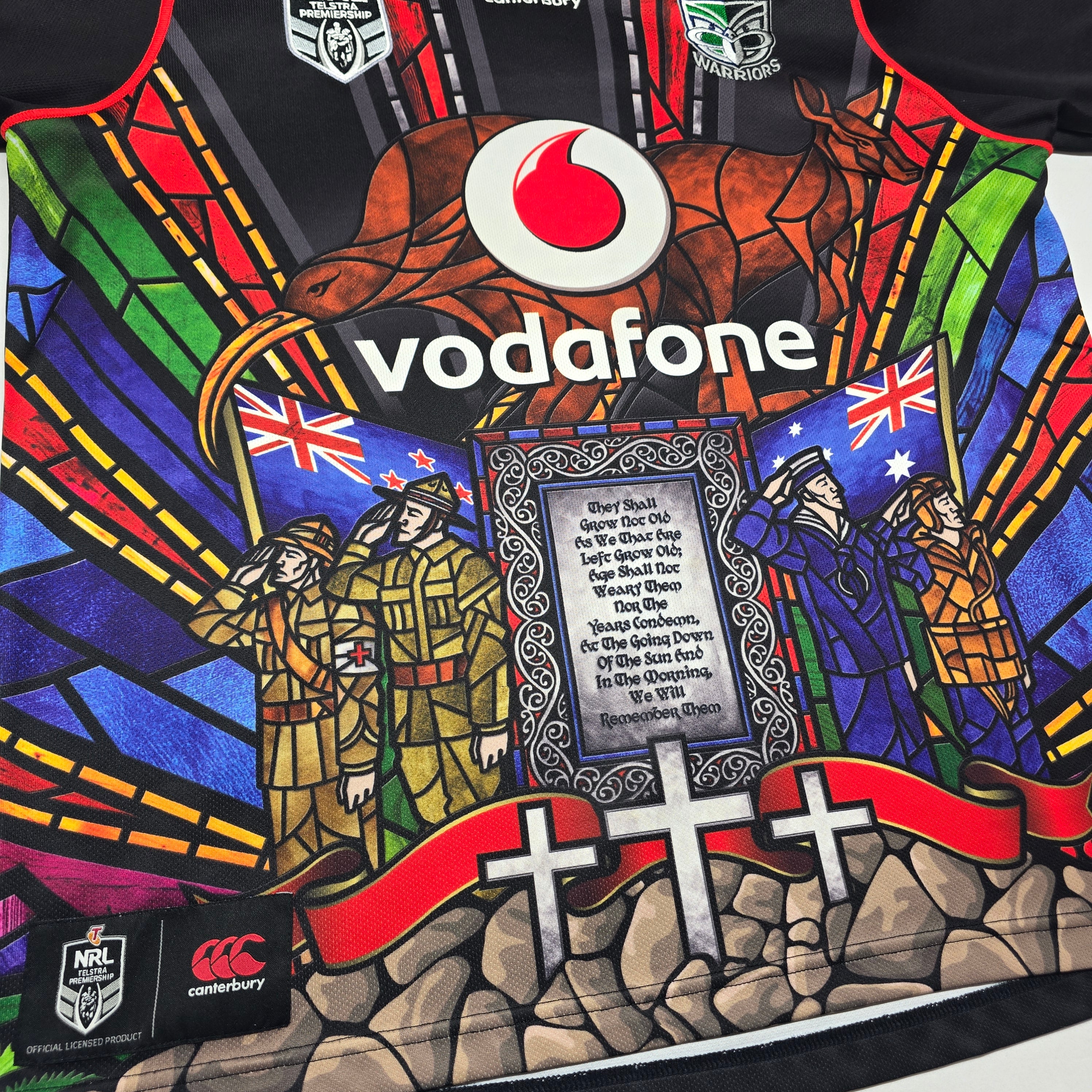 NZ Warriors 2015 ANZAC 20YRS Jersey - XL