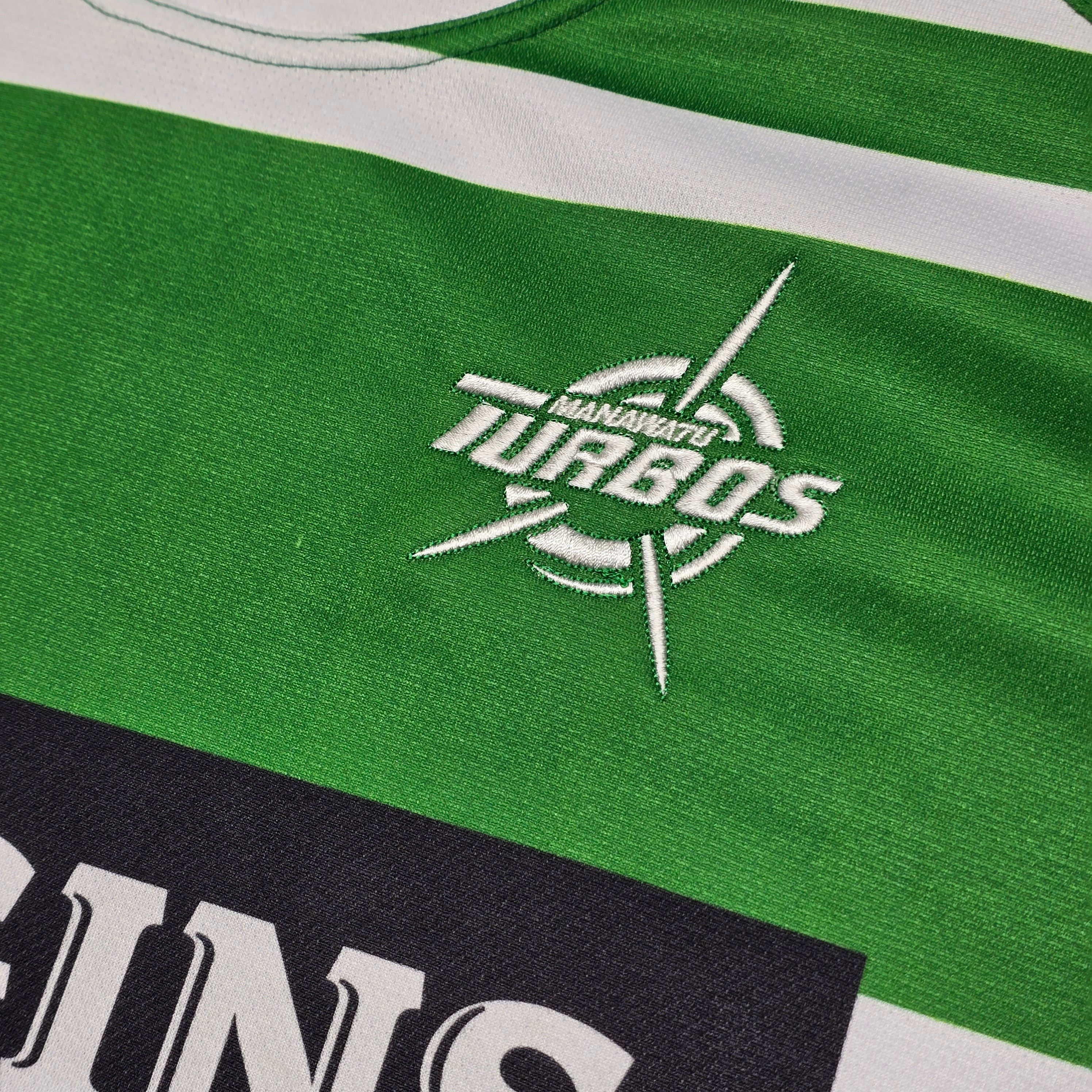 Manawatu Turbos #1 Signed Jersey - 3XL