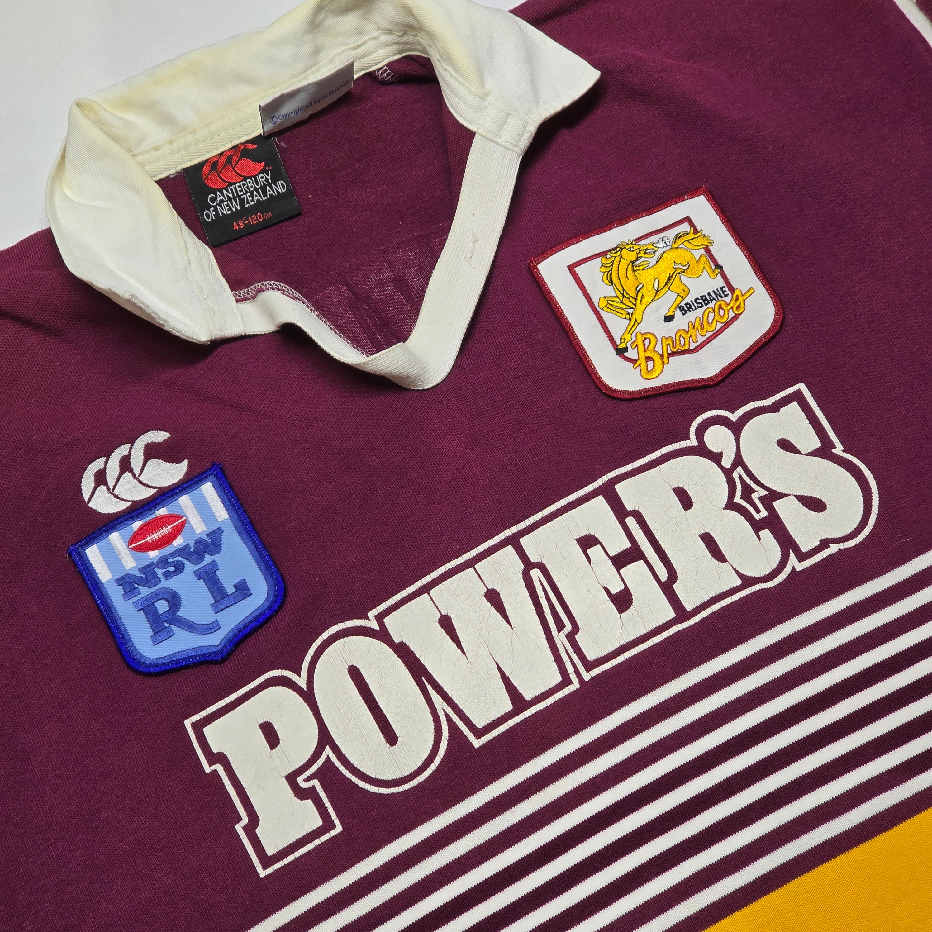 Brisbane Broncos 80's/90's Jersey - Large
