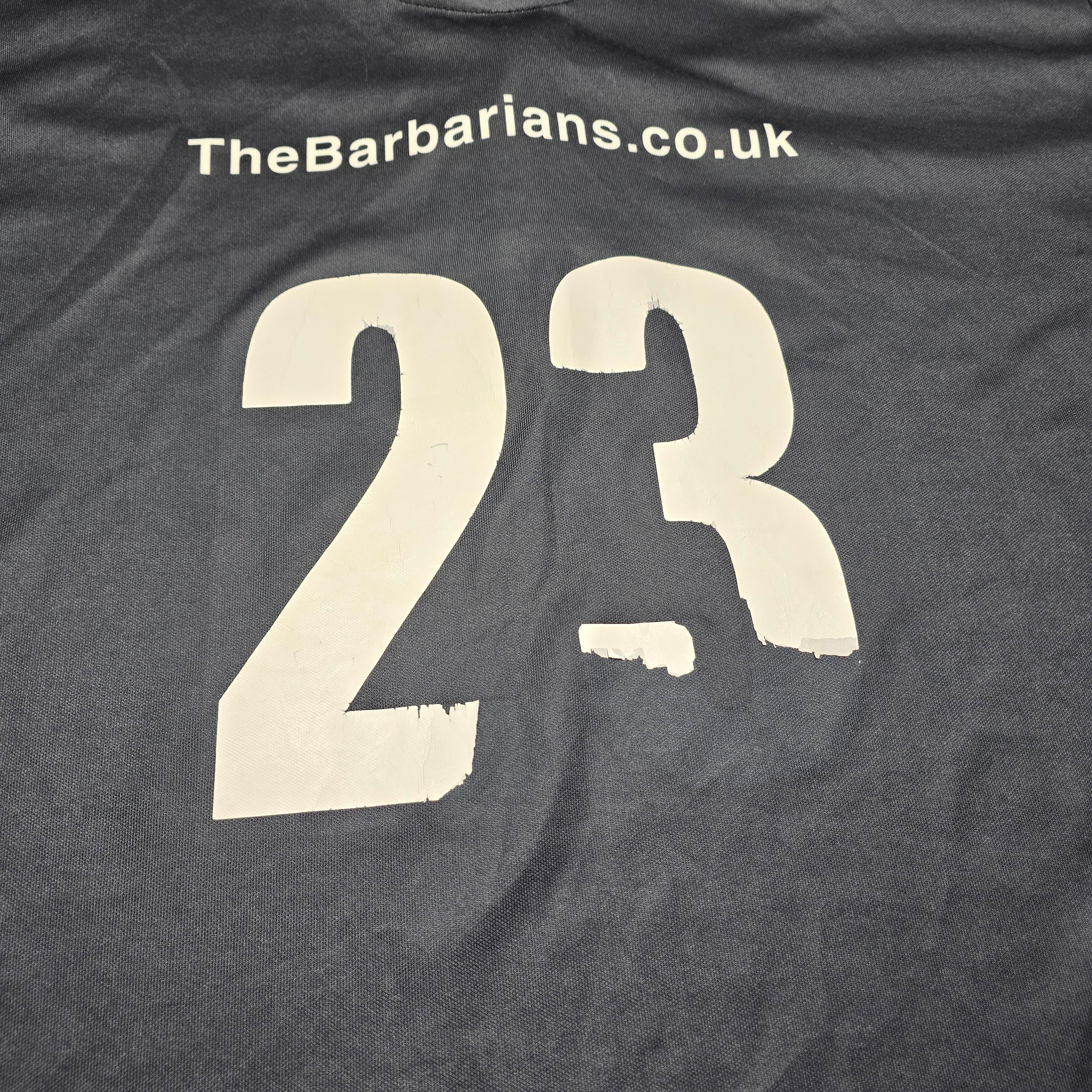 Barbarians #23 Jersey - Large
