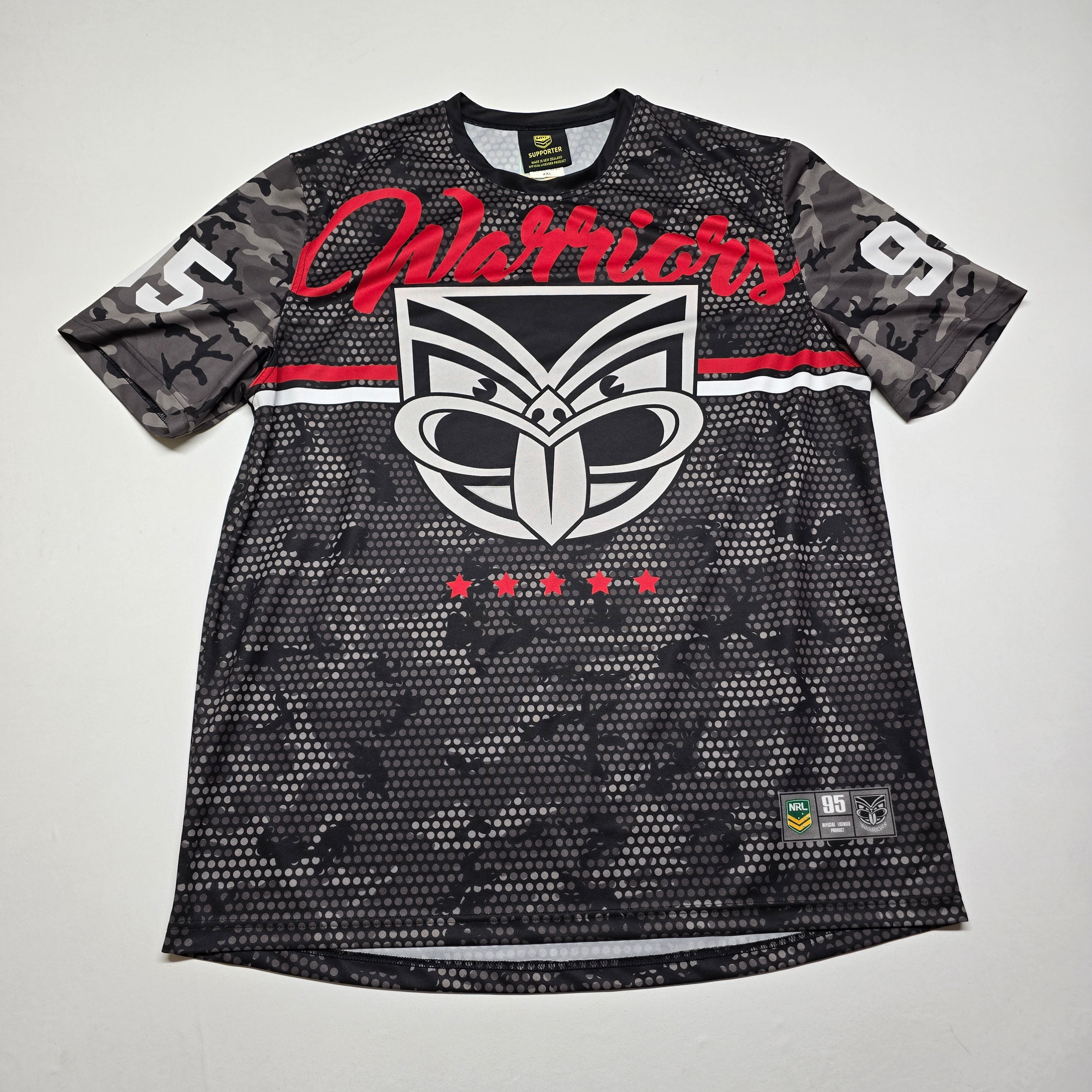NZ Warriors T-shirt - 4XL