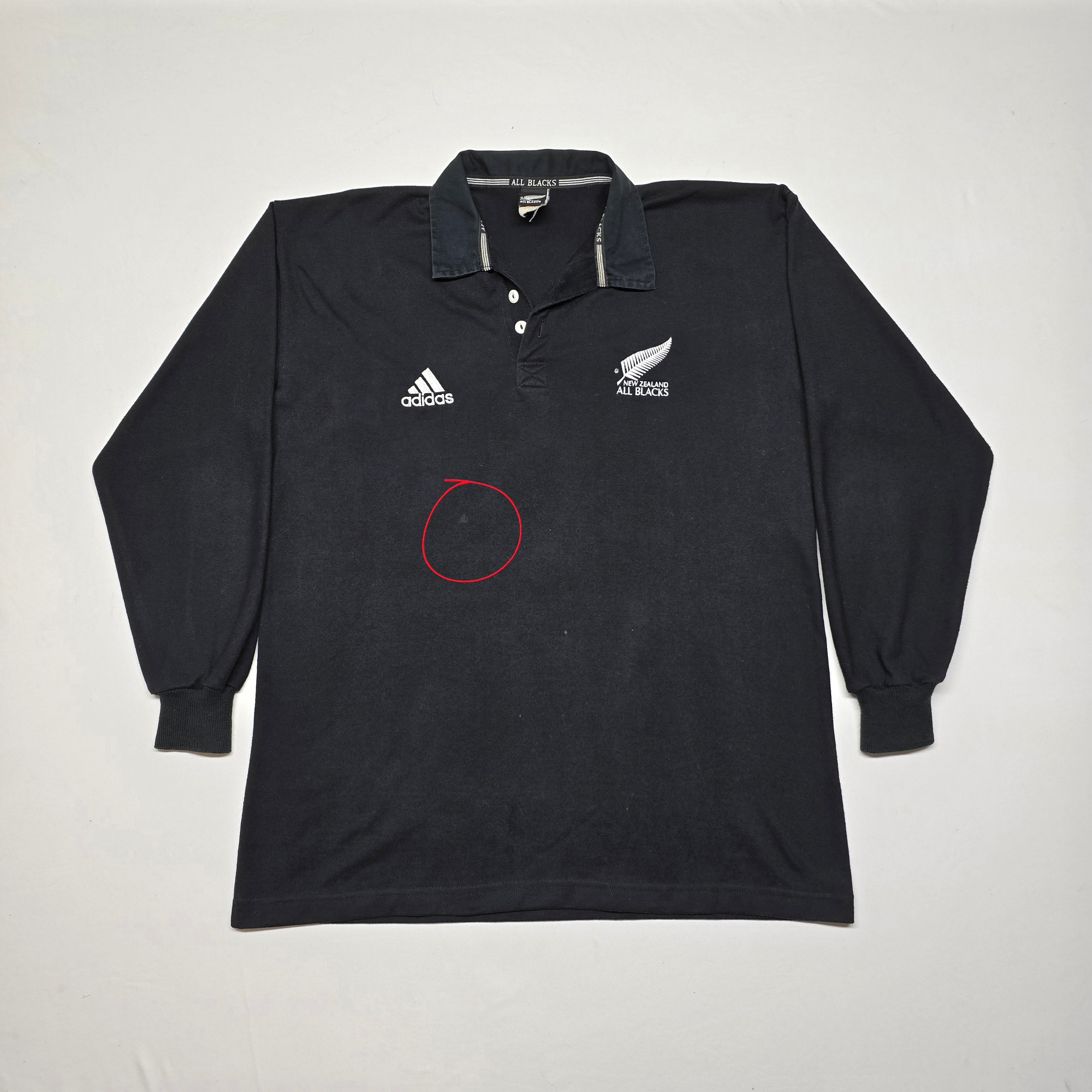All Blacks 1999/2000 Home Jersey L/Sleeve - XL