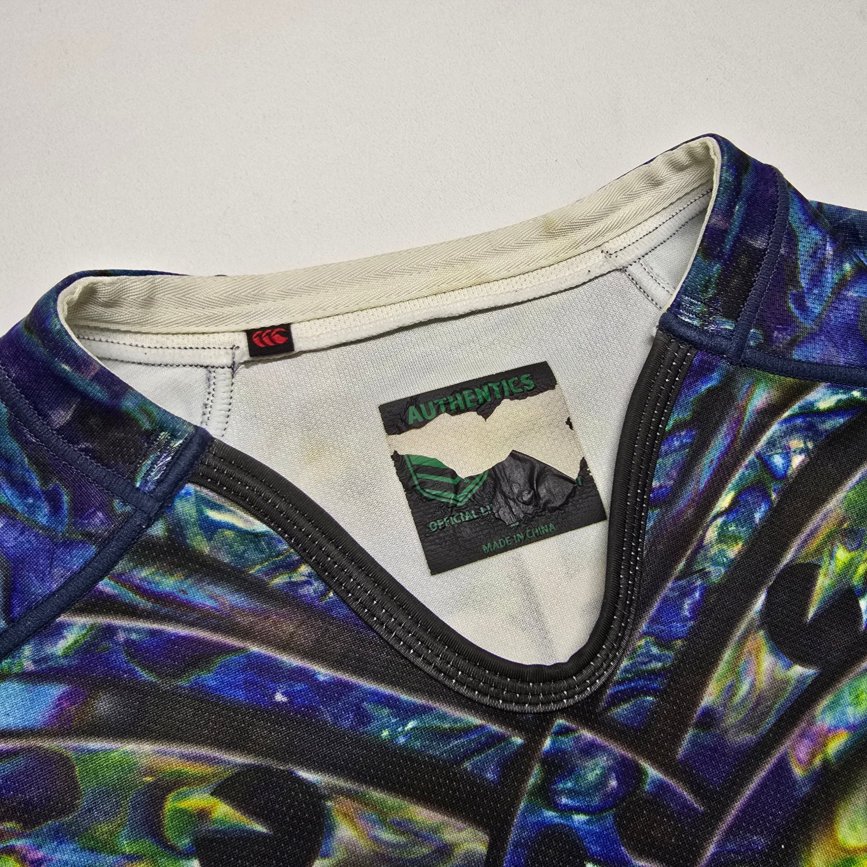 NZ Warriors 2015 20 Years Nines (Paua) Jersey - Large