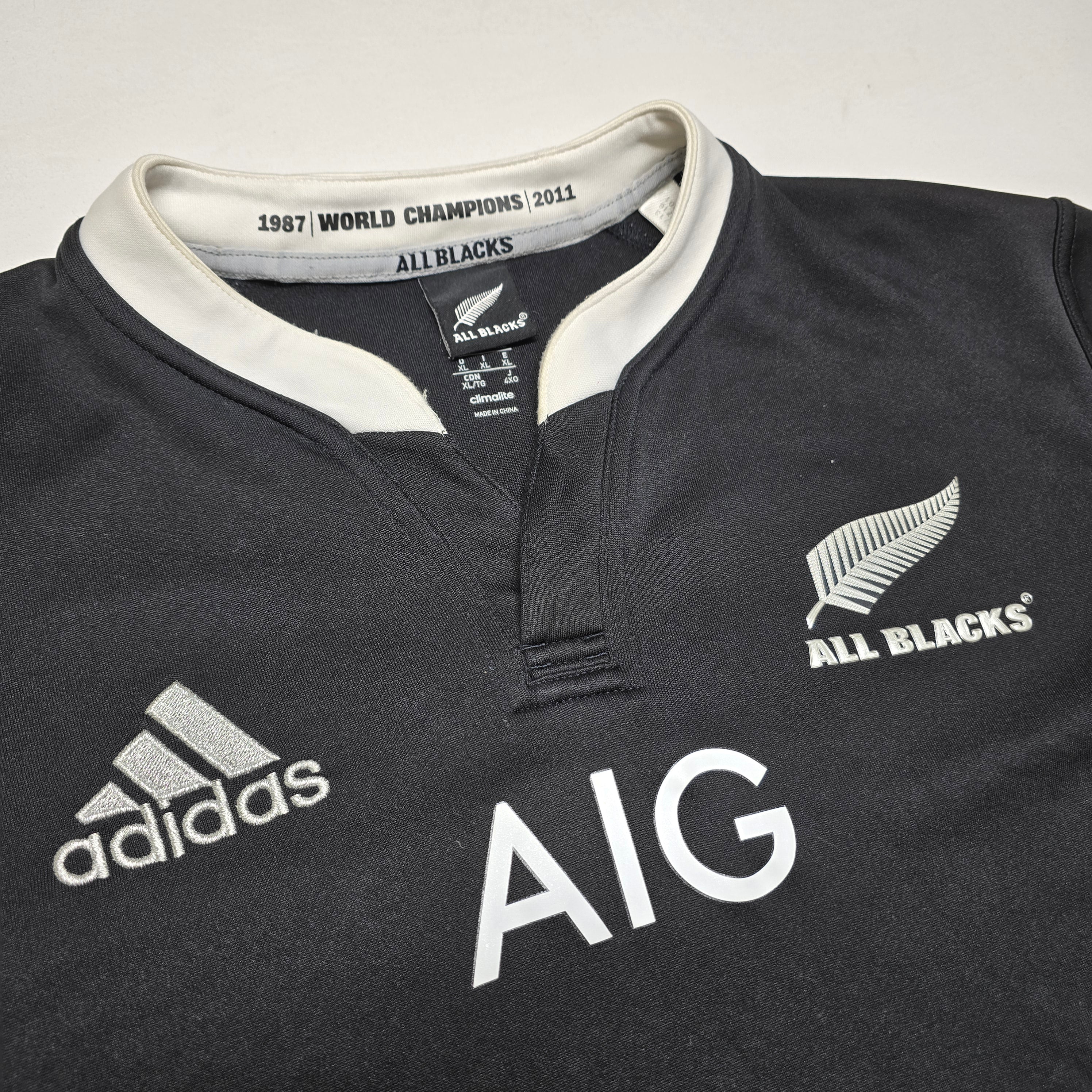 All Blacks 2013/14 Home Jersey - XL
