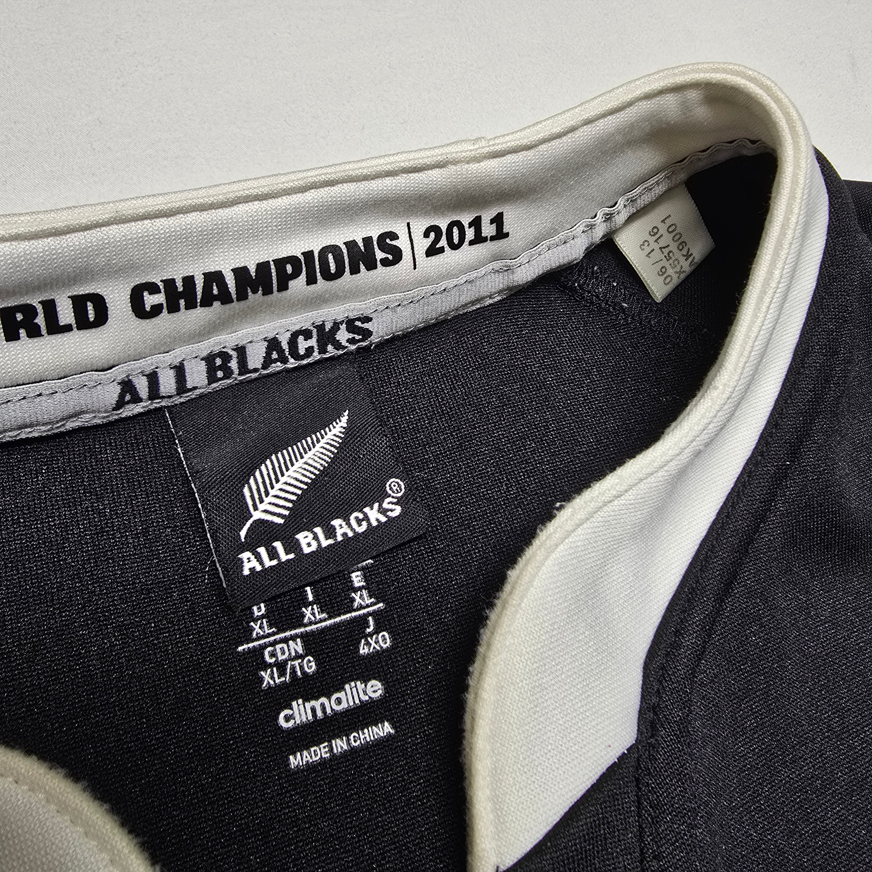 All Blacks 2013/14 Home Jersey - XL