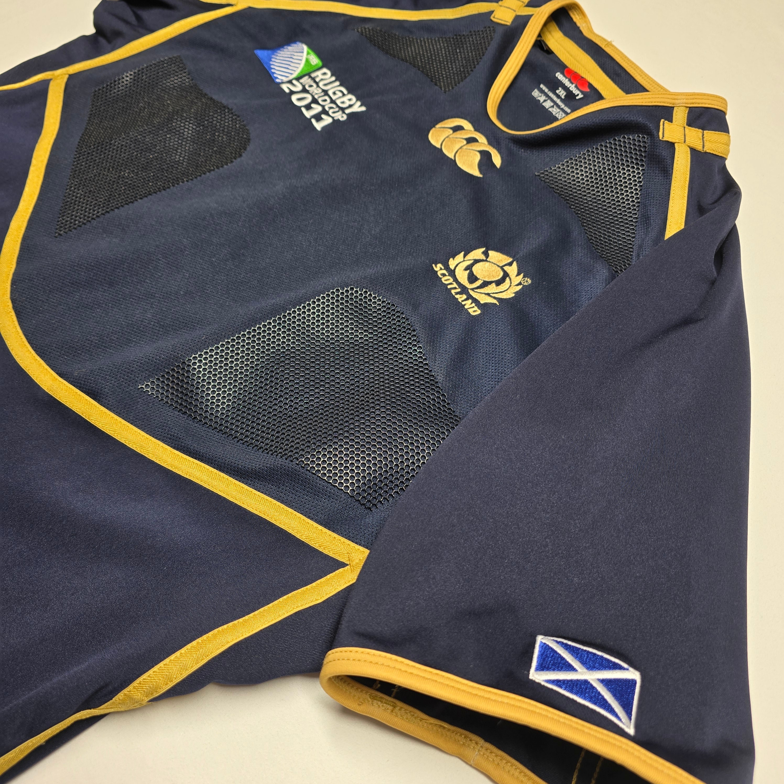 Scotland 2011 RWC Player Fit Jersey - 2XL