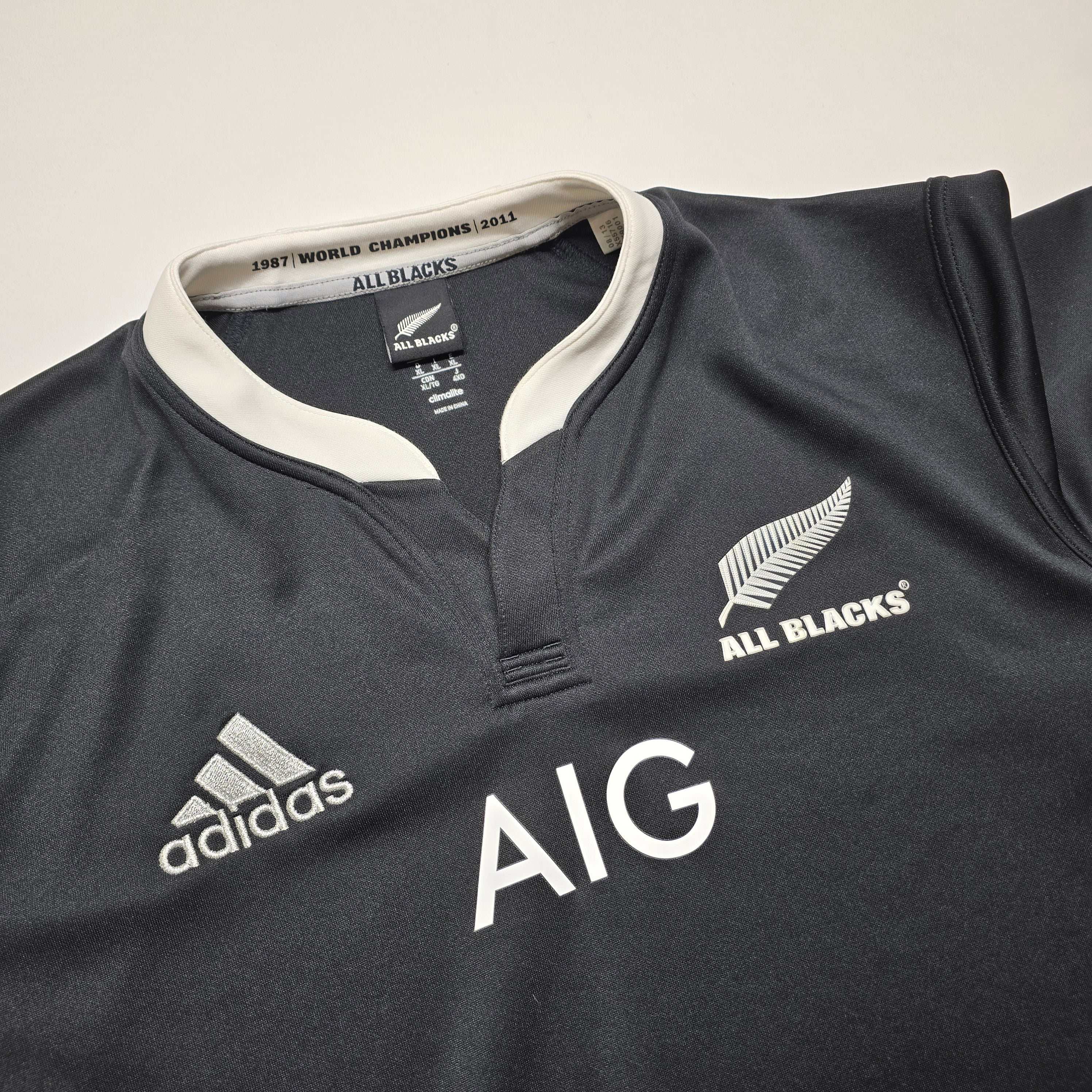 All Blacks 2013/14 Home Jersey - XL