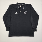 All Blacks 1999/2000 Long Sleeve Home Jersey - Medium