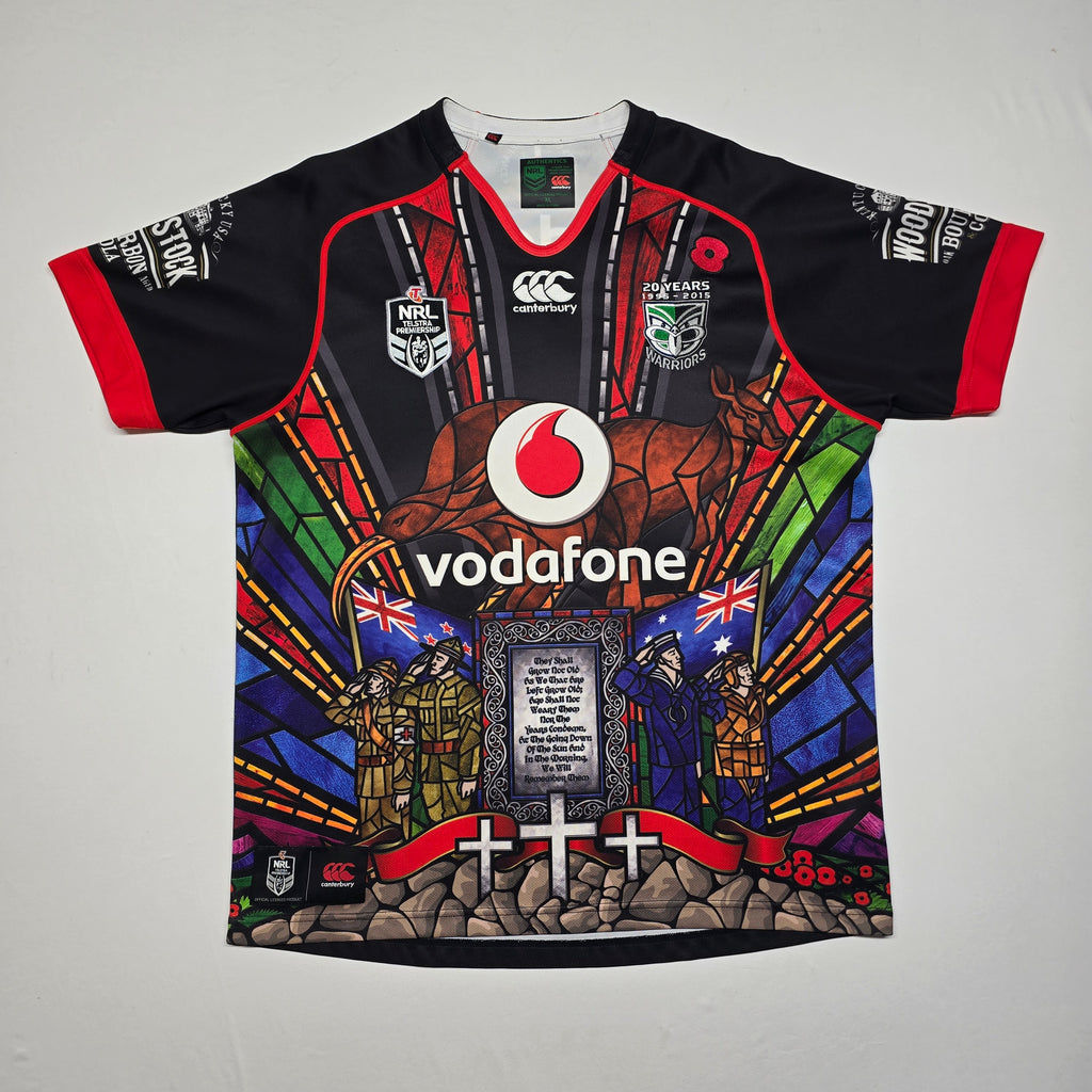 NZ Warriors 2015 ANZAC 20YRS Jersey - XL