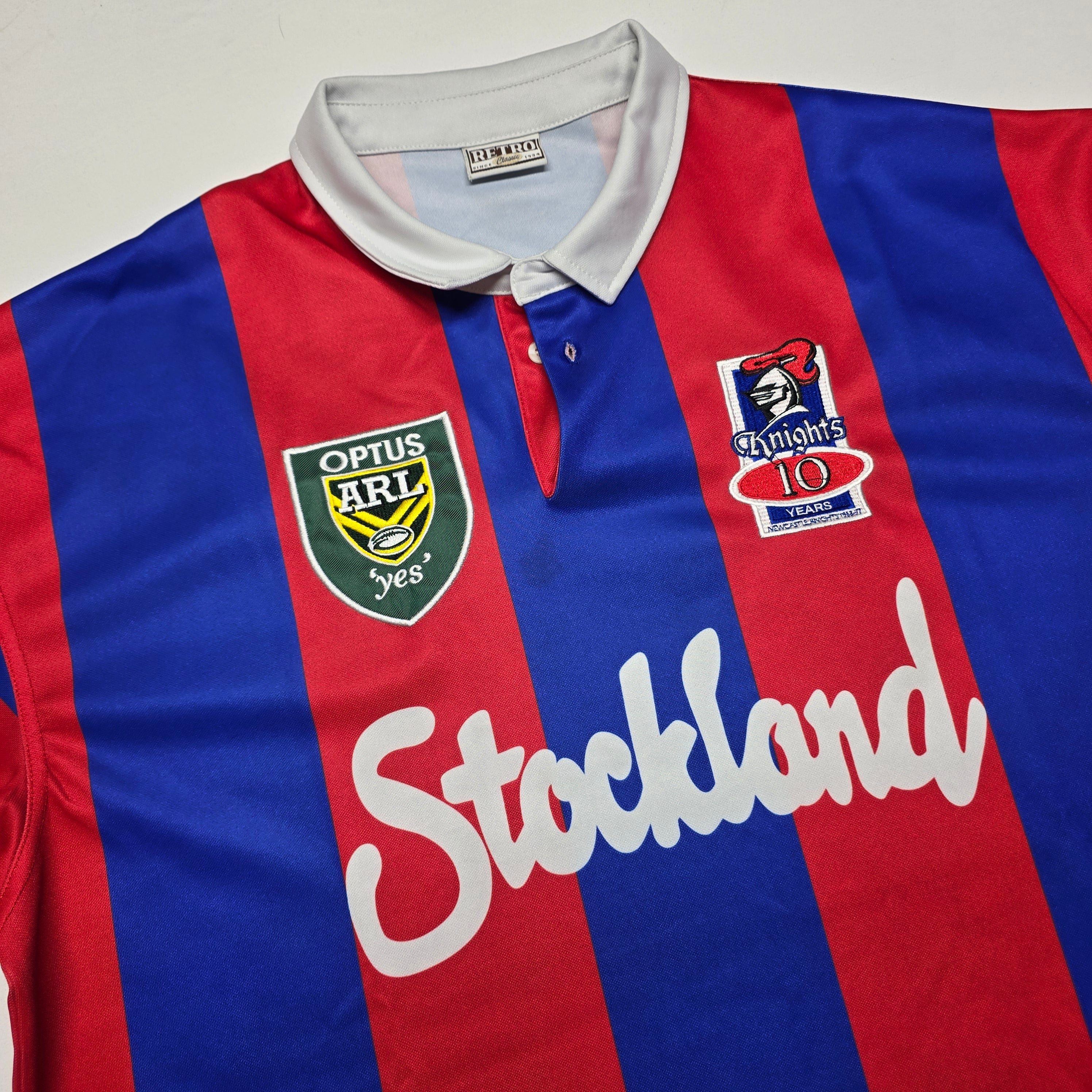 New-castle Knights Retro Jersey - Large