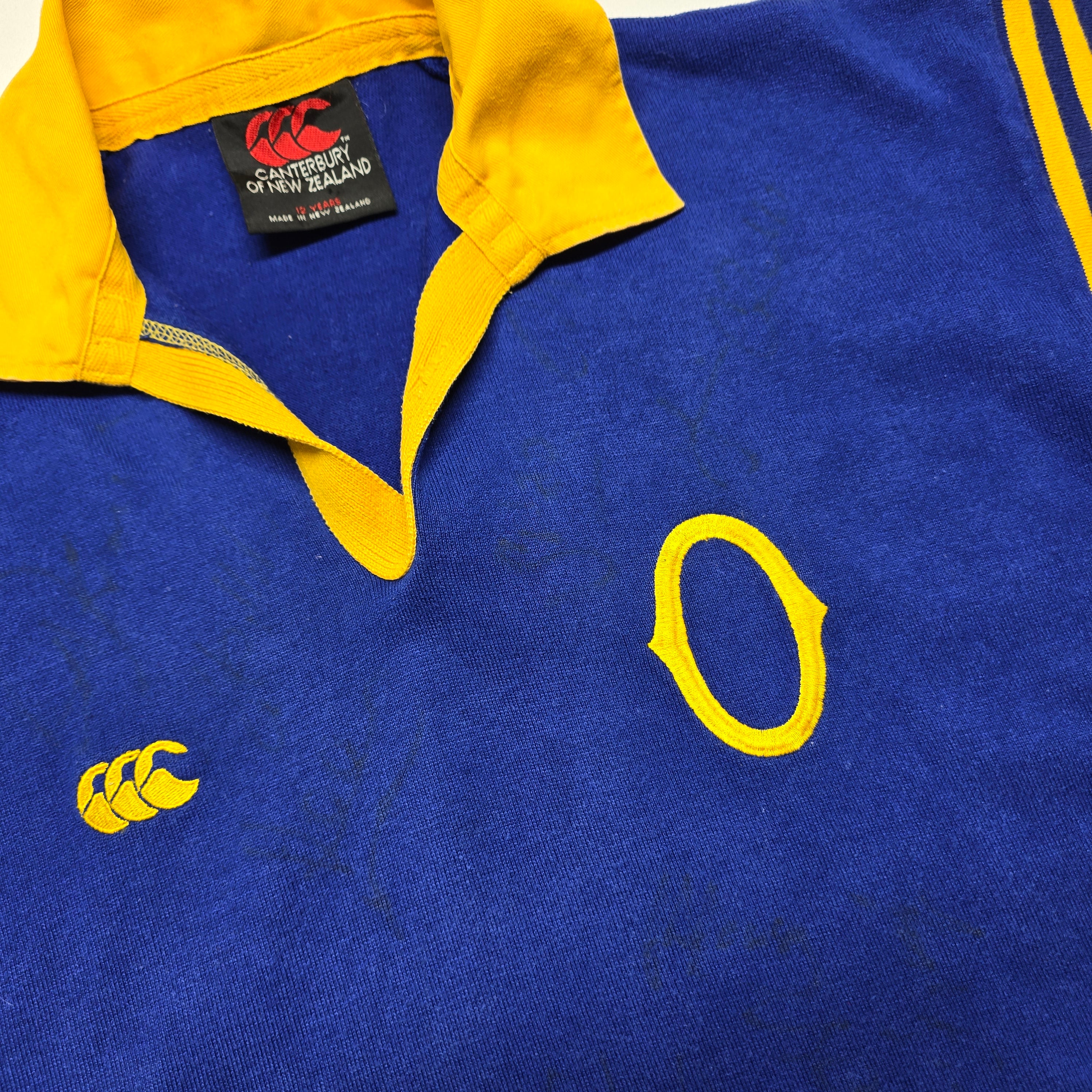 Otago Rugby 1998 Signed Jersey - 12YRS