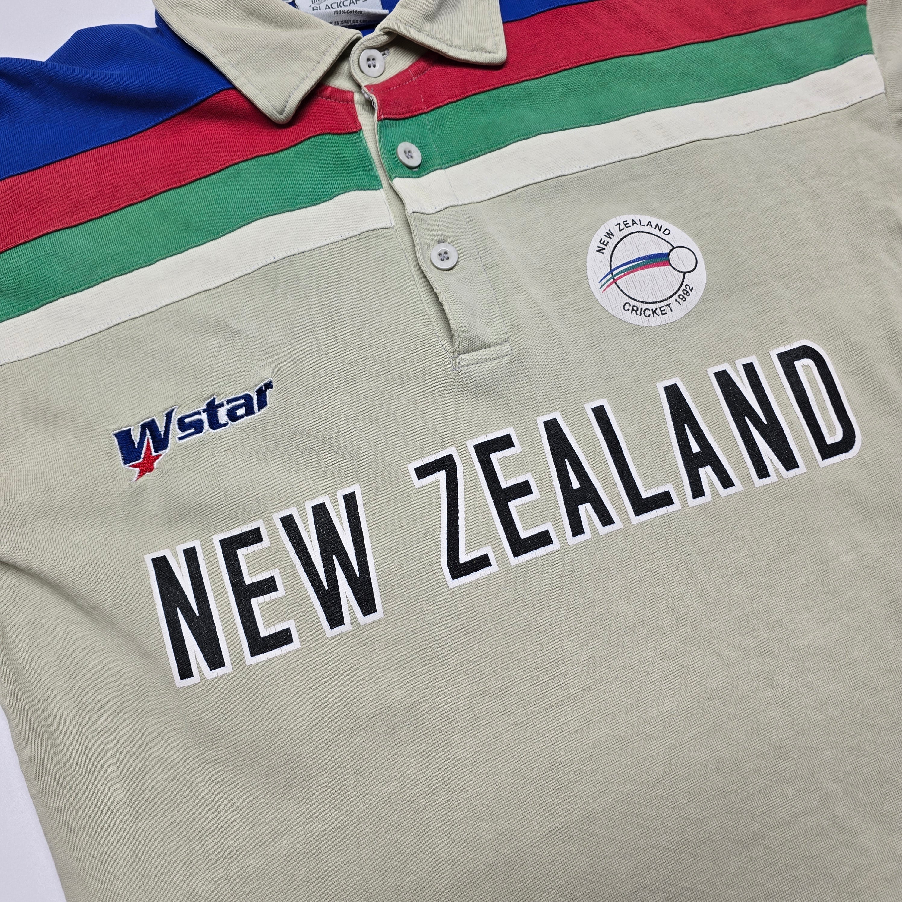 Blackcaps Wstar Retro 1992 Jersey - Medium