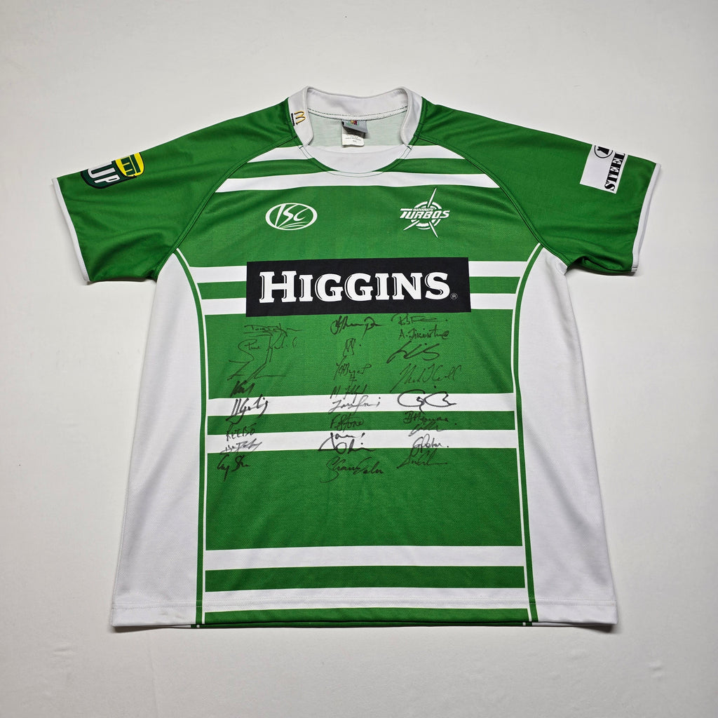 Manawatu Turbos #1 Signed Jersey - 3XL