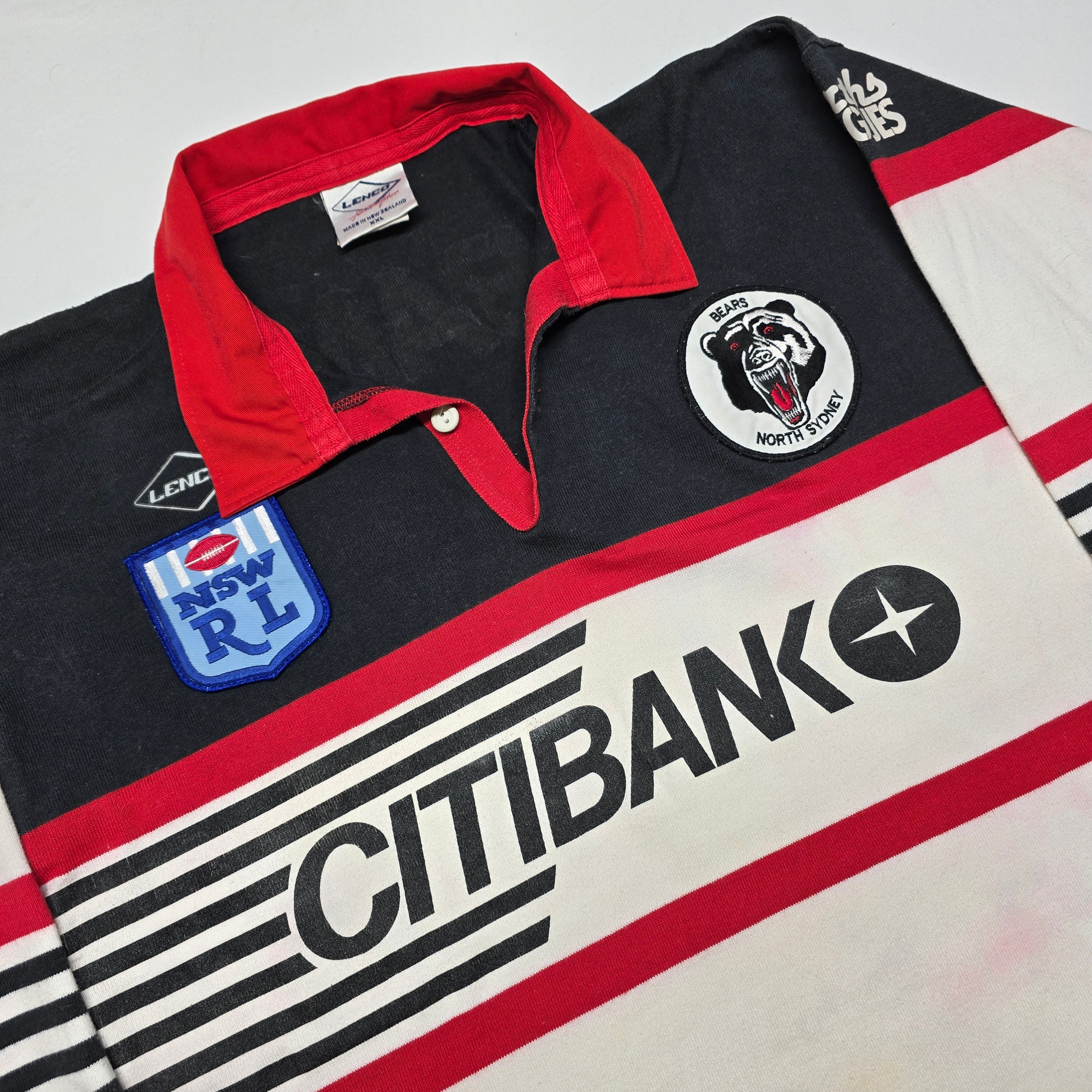 North Sydney Bears Jersey - "2XL" (Fits Smaller)