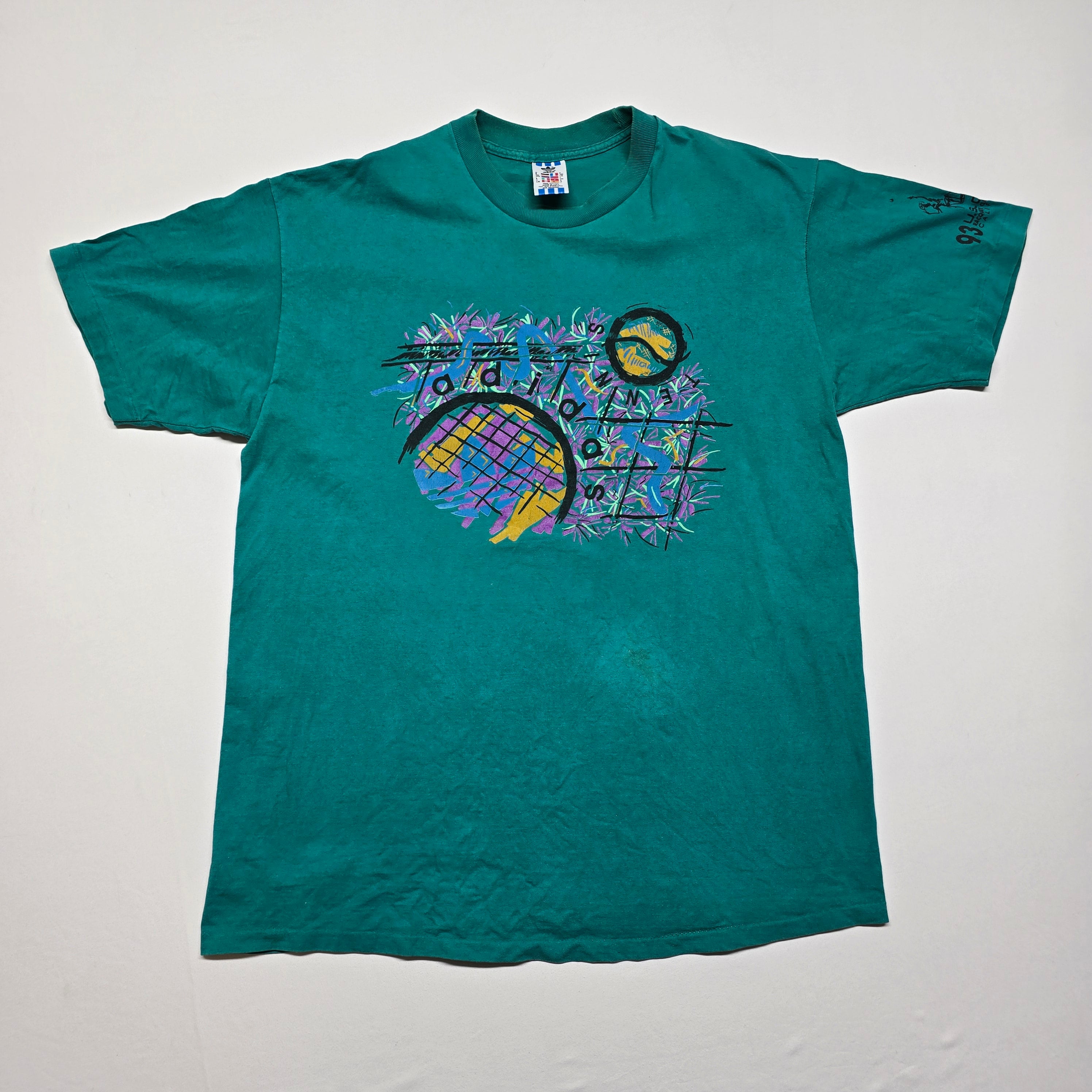 Vintage 1993 US Open Adidas T-shirt - Large