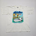 Vintage "Shark Attack" Single Stitch T-shirt - Large