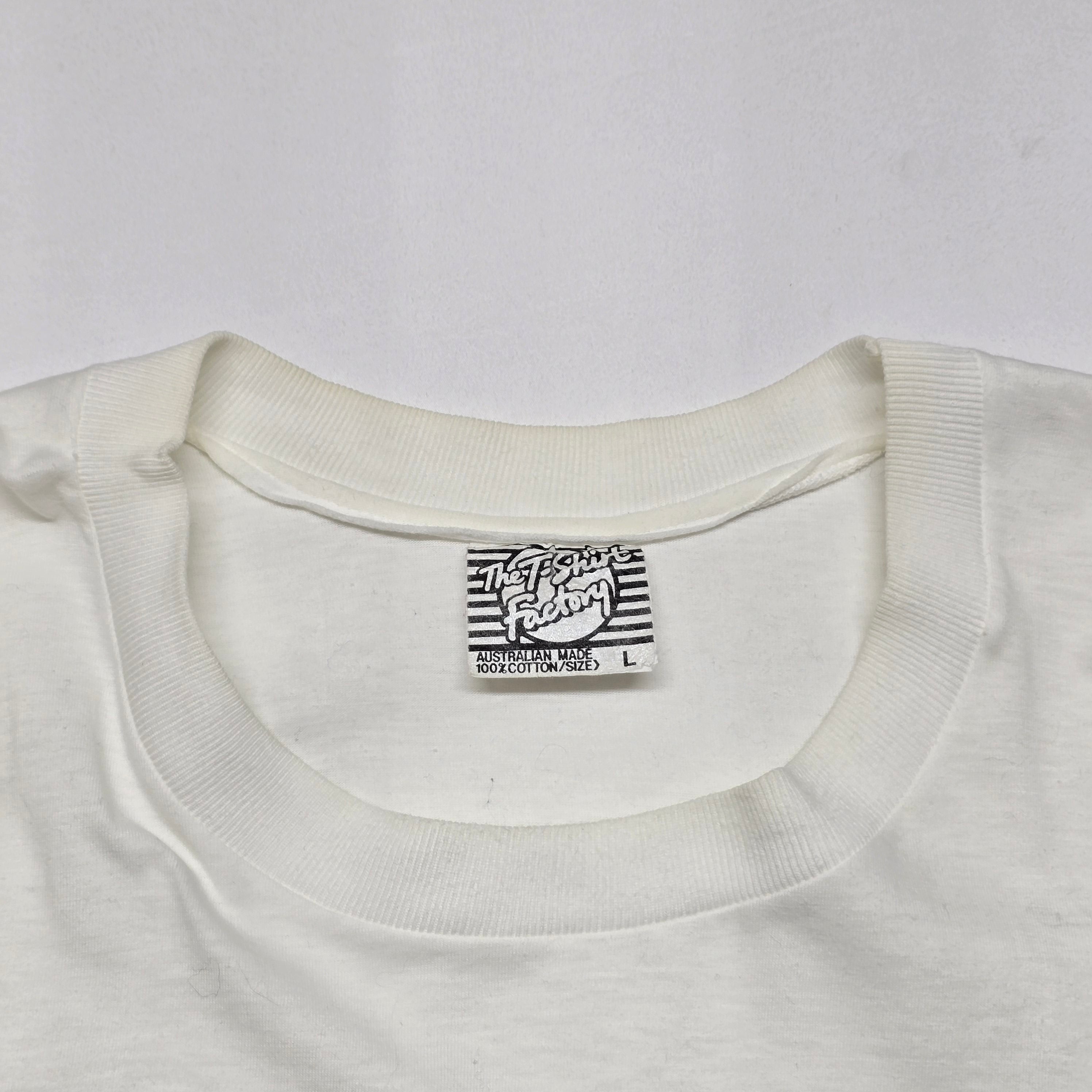 Vintage "Shark Attack" Single Stitch T-shirt - Large