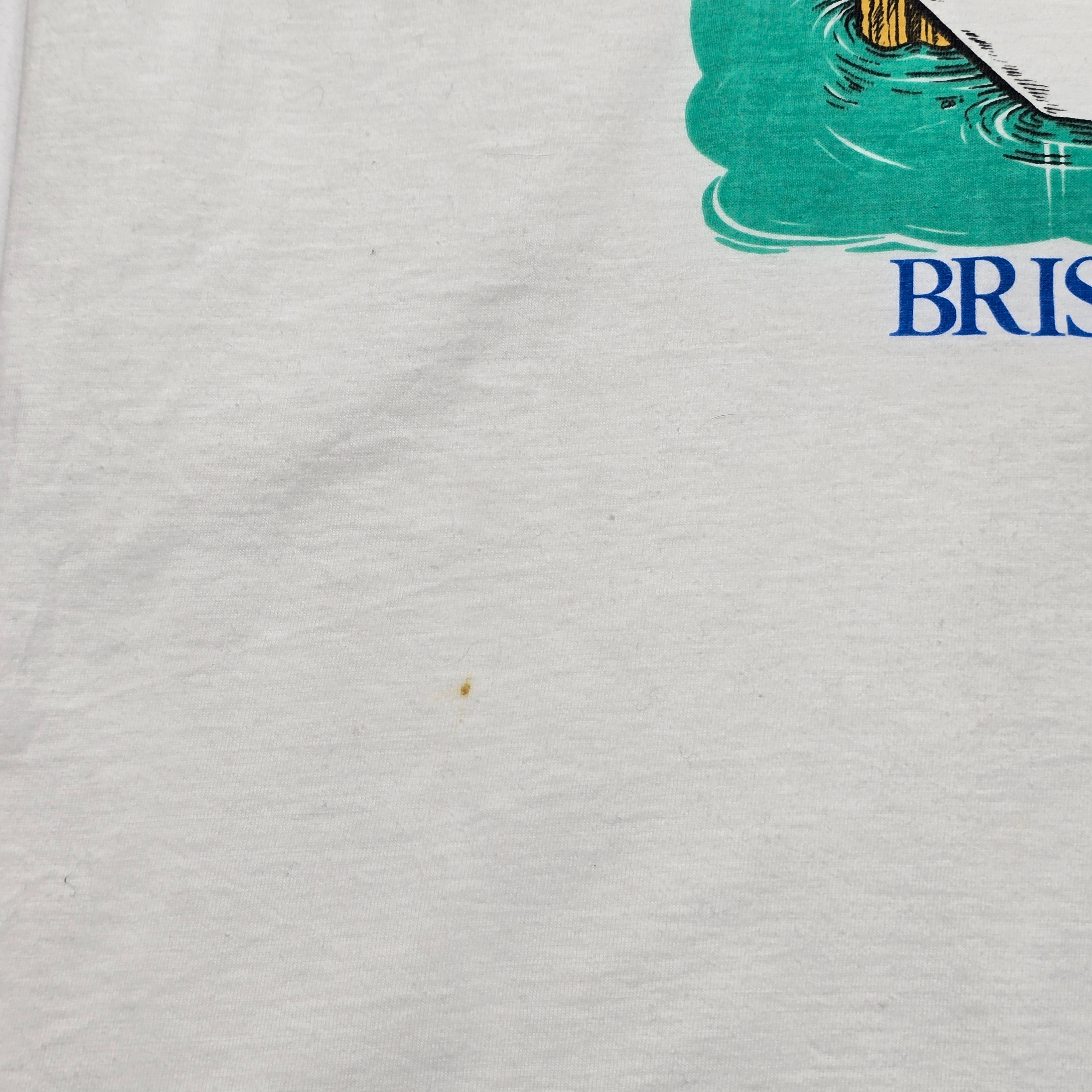 Vintage "Shark Attack" Single Stitch T-shirt - Large