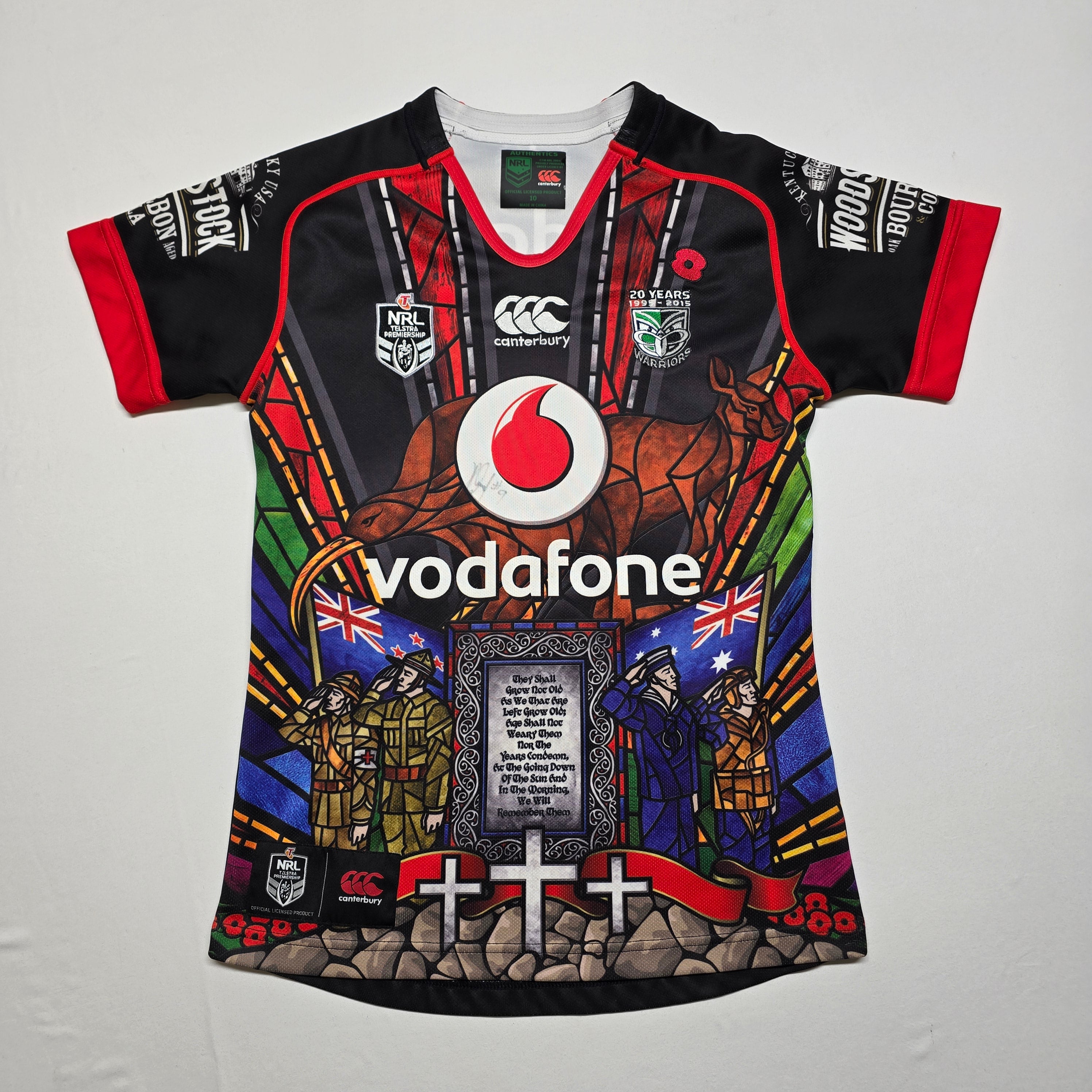 NZ Warriors 2015 ANZAC Jersey - Women's 10