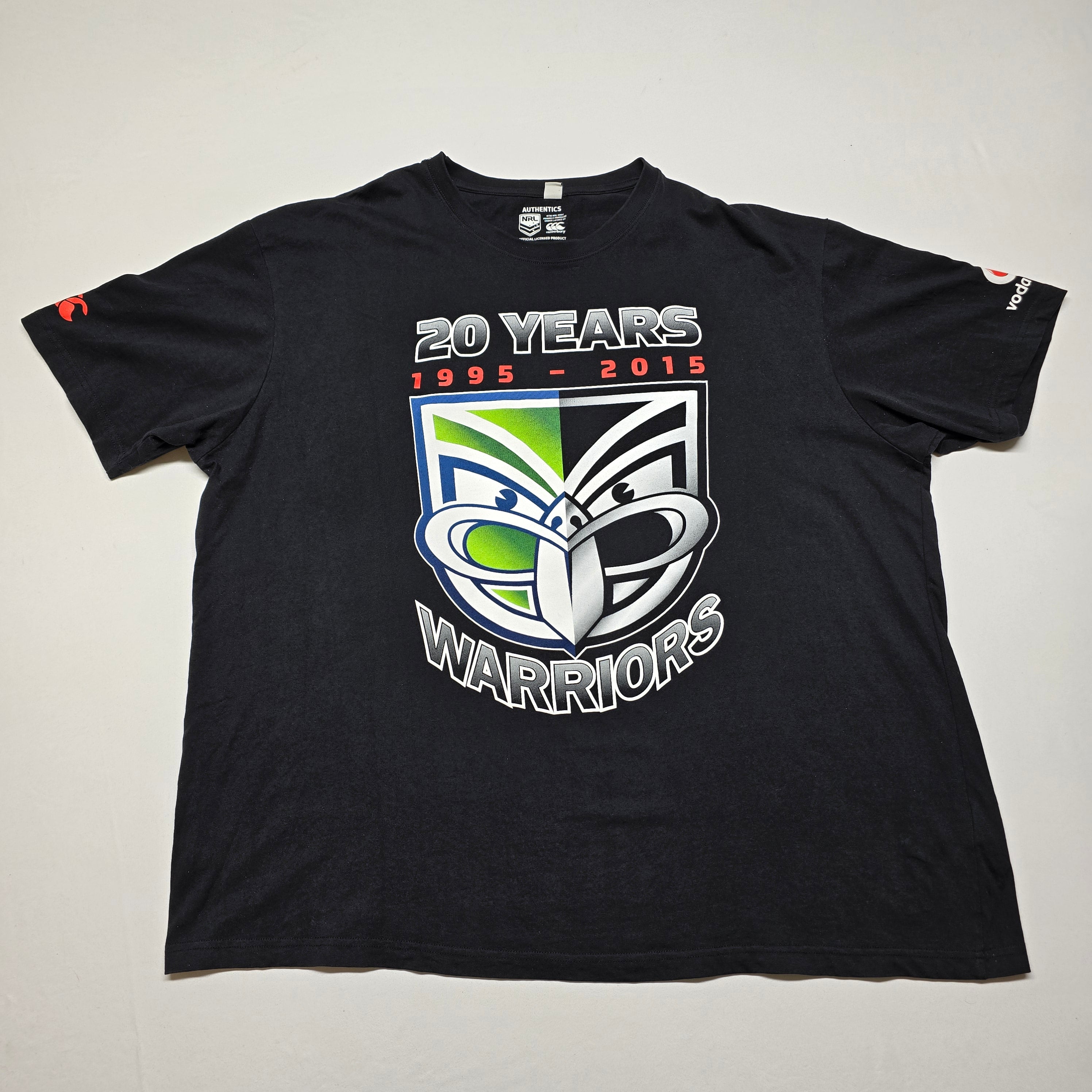 NZ Warriors 2015 "20 Years" T-shirt - 3XL