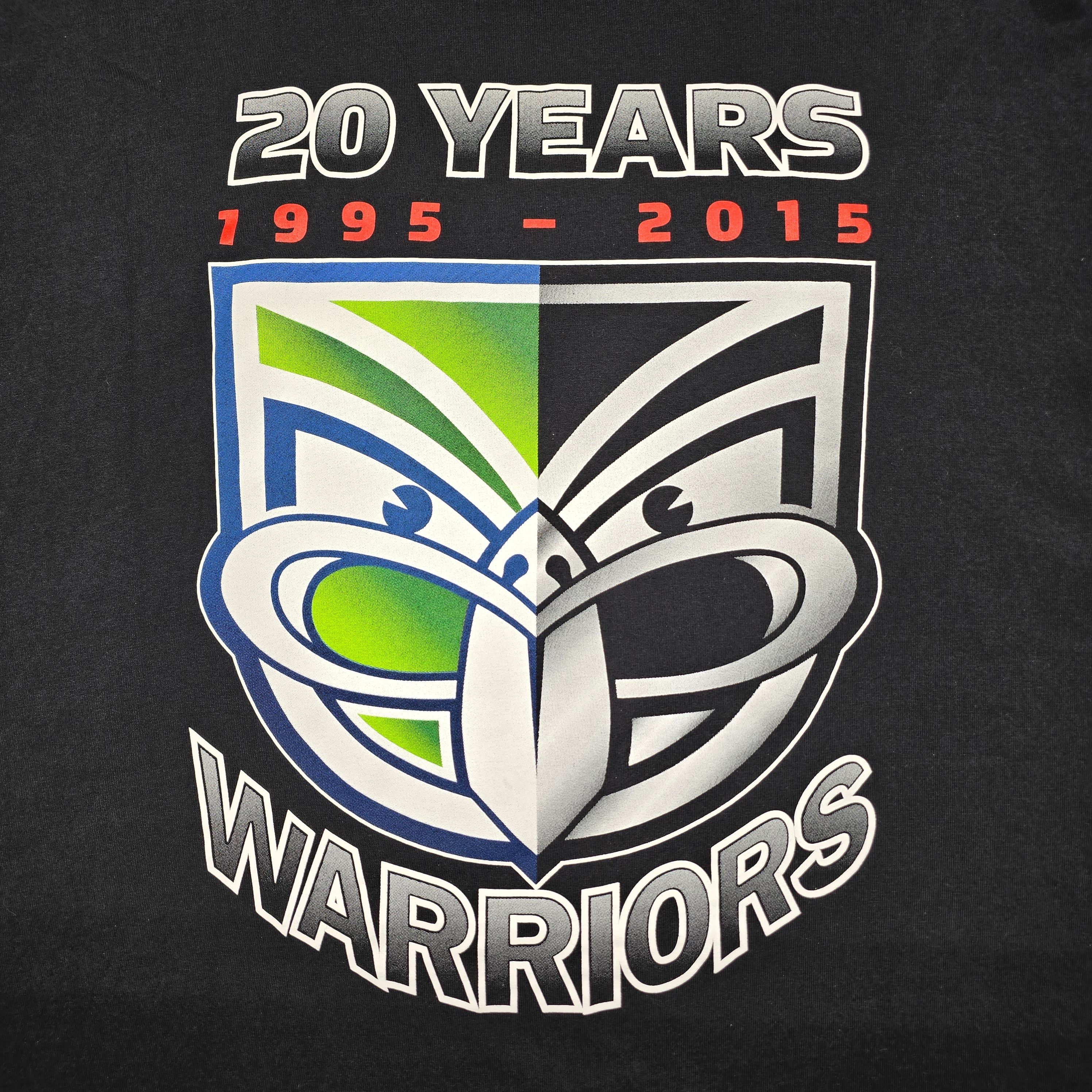 NZ Warriors 2015 "20 Years" T-shirt - 3XL