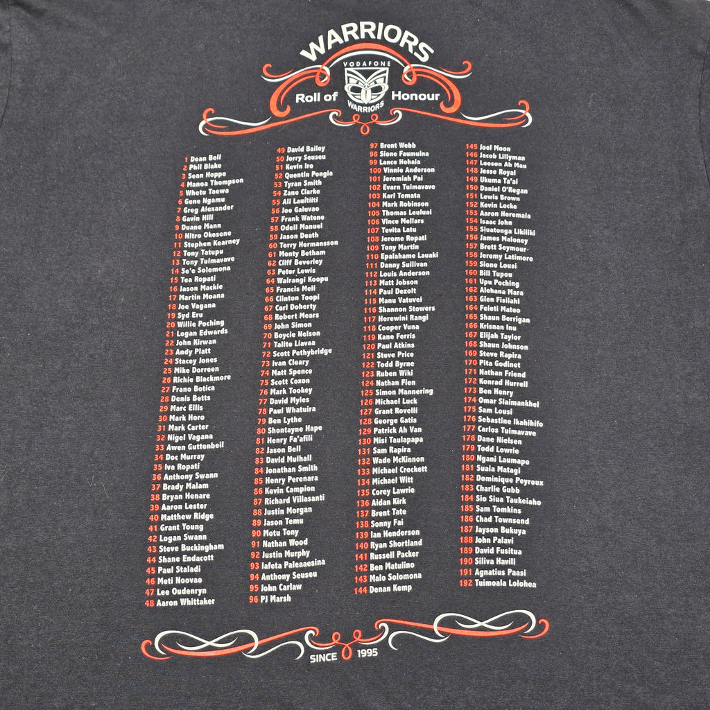 NZ Warriors 2015 "20 Years" T-shirt - 3XL