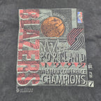 Vintage 1992 Single Stitch TrailBlazers Cahmpions T-shirt - XL