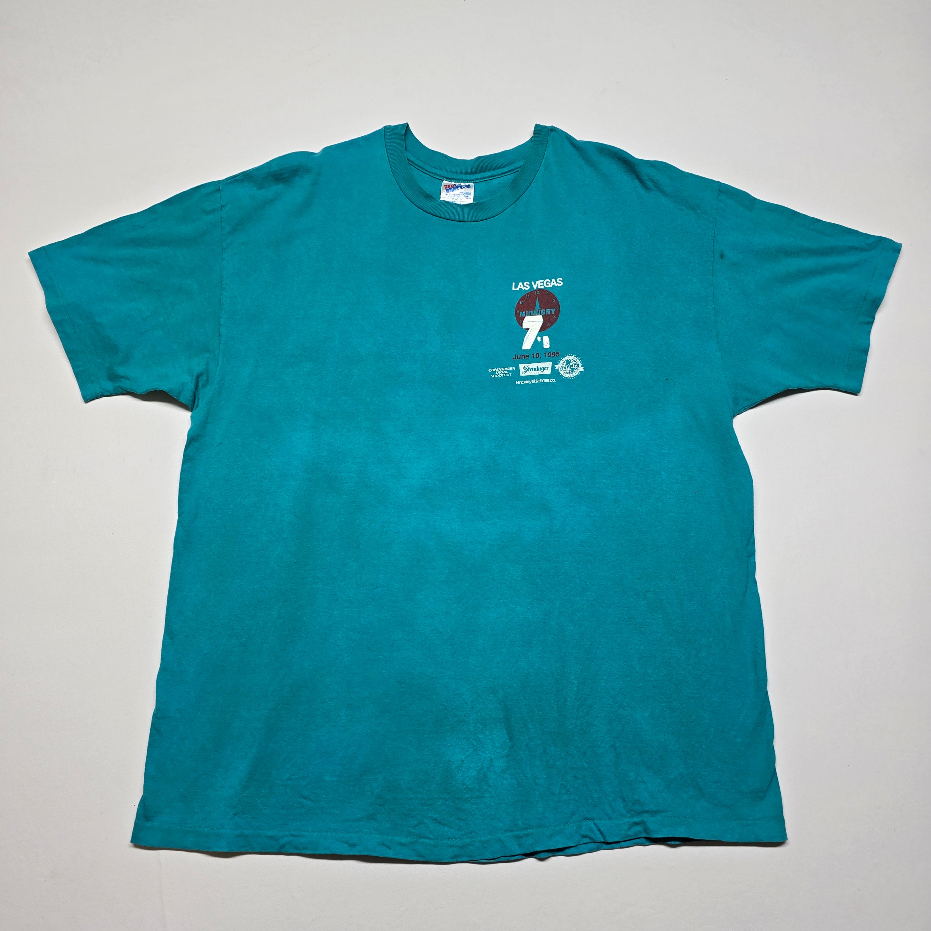 Vintage 1995 Las Vegas 7's Single Stitch T-shirt - 2XL