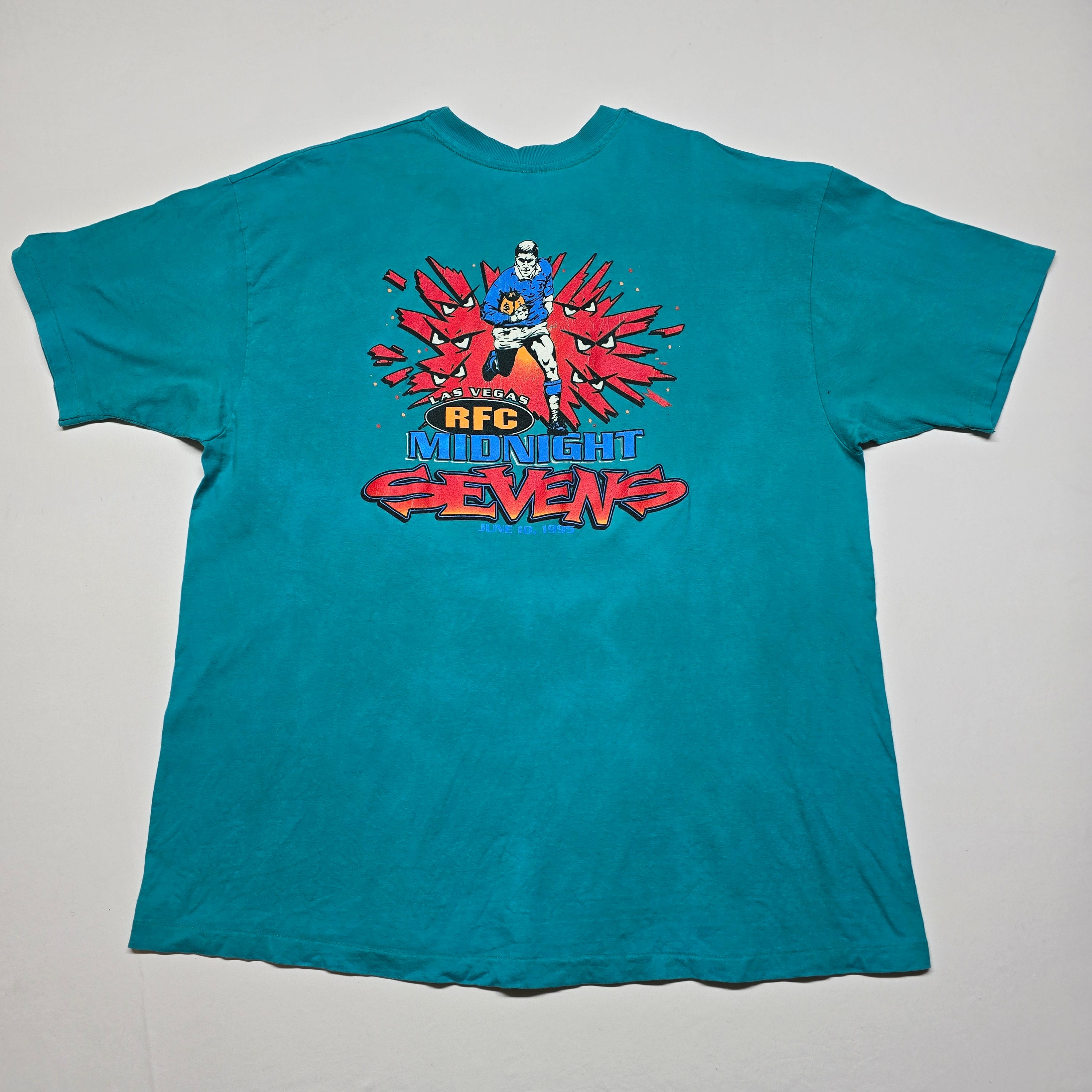 Vintage 1995 Las Vegas 7's Single Stitch T-shirt - 2XL