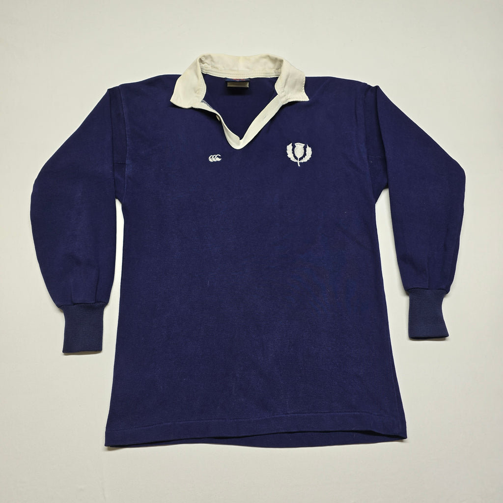 Scotland Vintage Blue Label CCC Rugby Jersey - "Large" (Fits small)