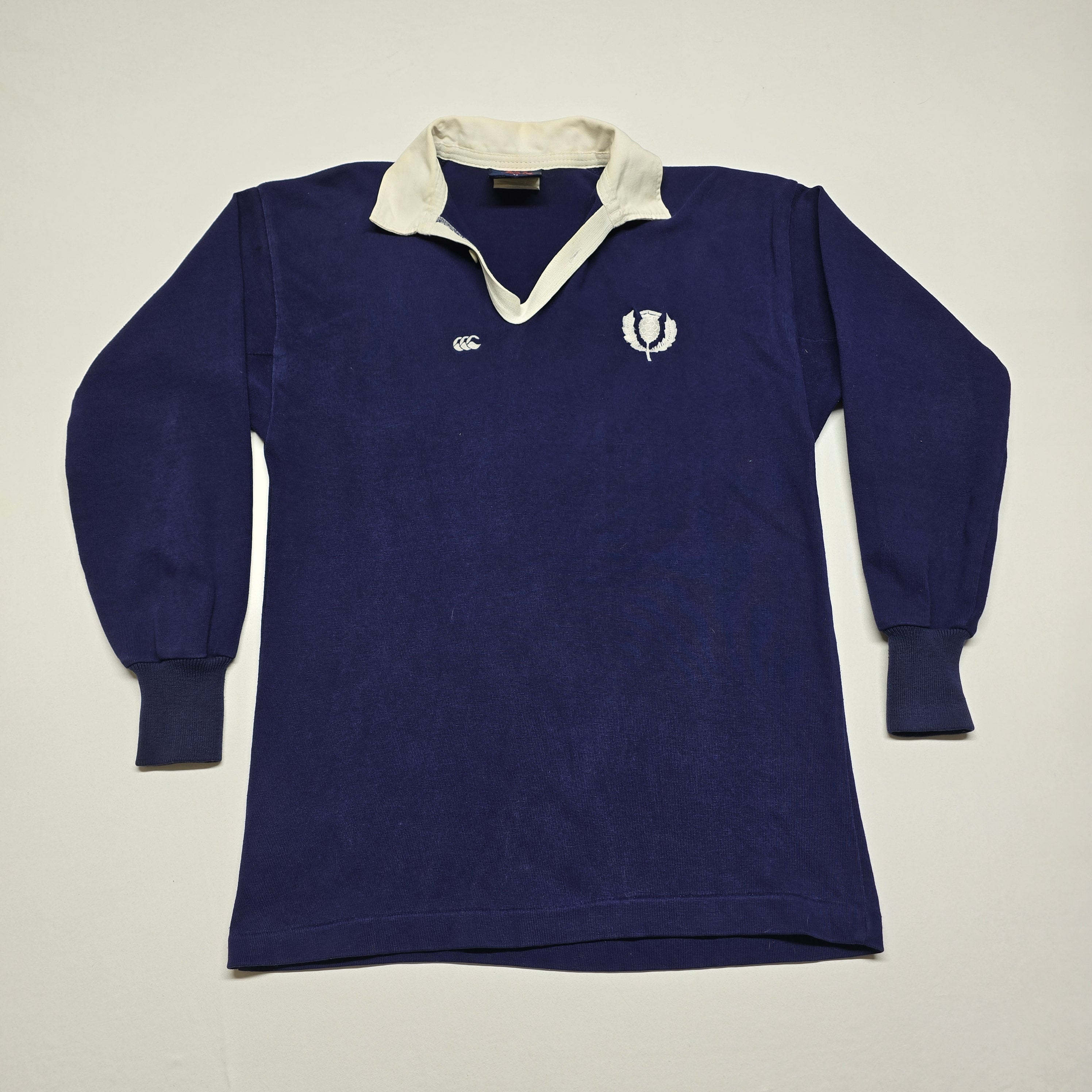 Scotland Vintage Blue Label CCC Rugby Jersey - "Large" (Fits small)