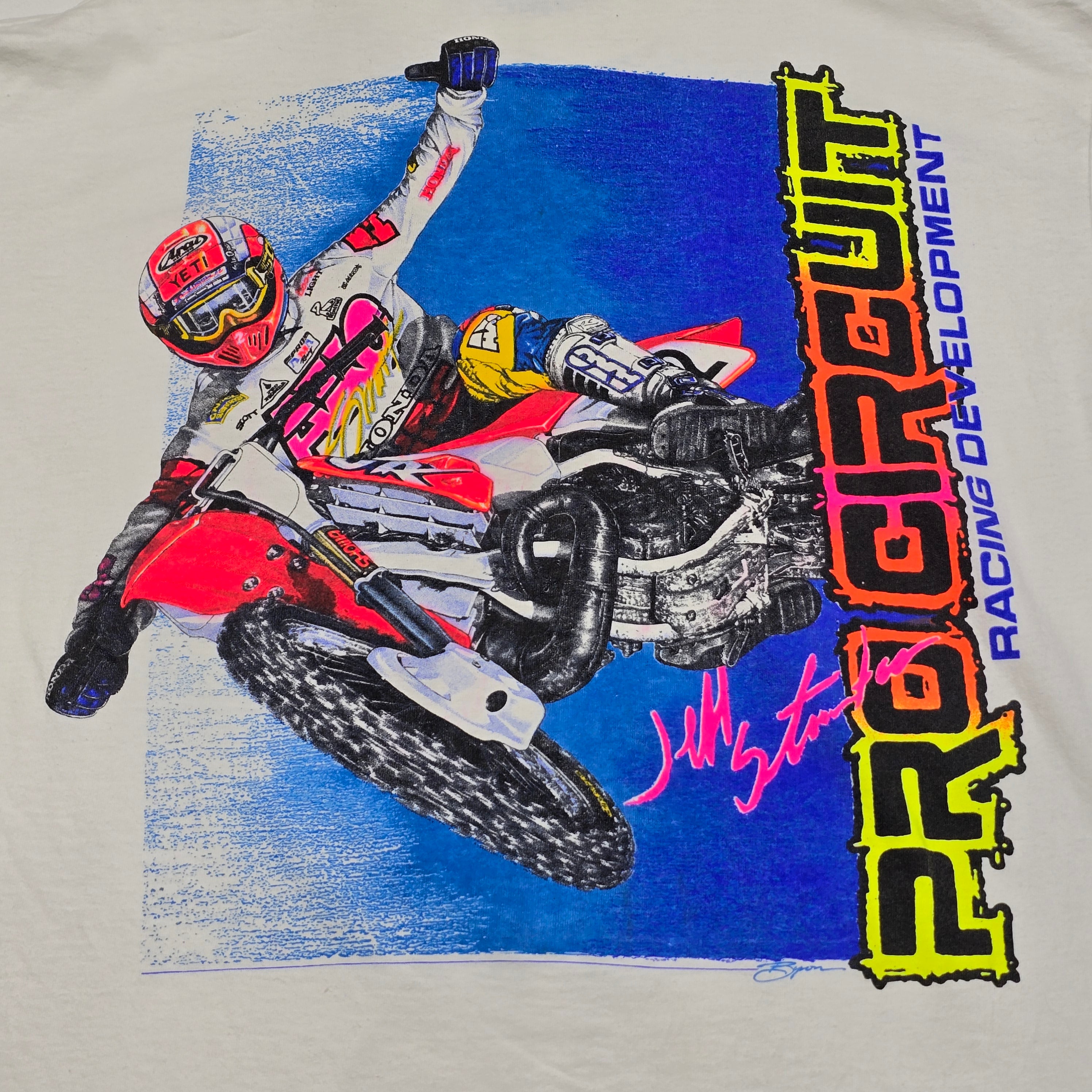 Vintage Team Honda Single Stitch T-shirt - XL