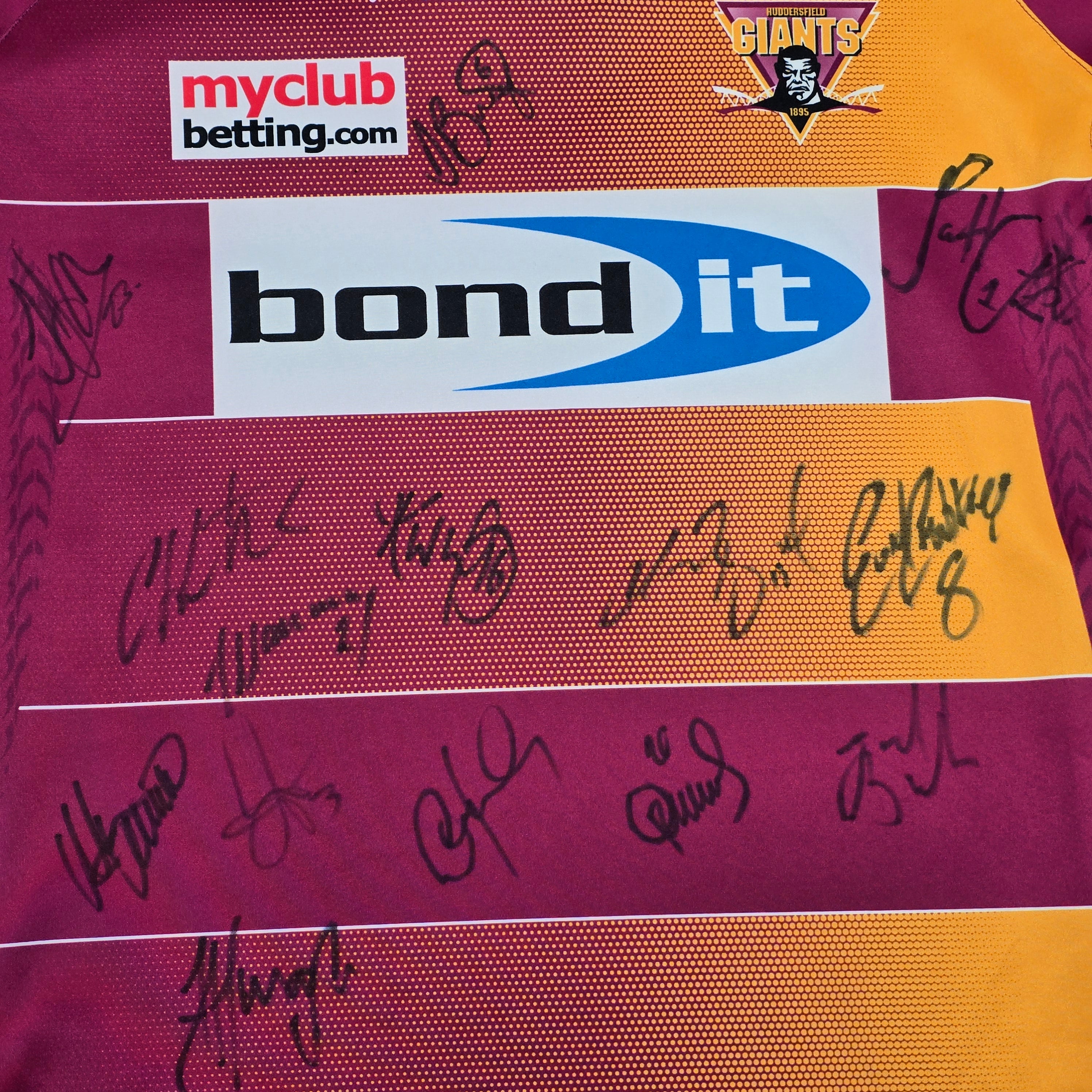 Huddersfield Giants Signed Players Jersey - Large