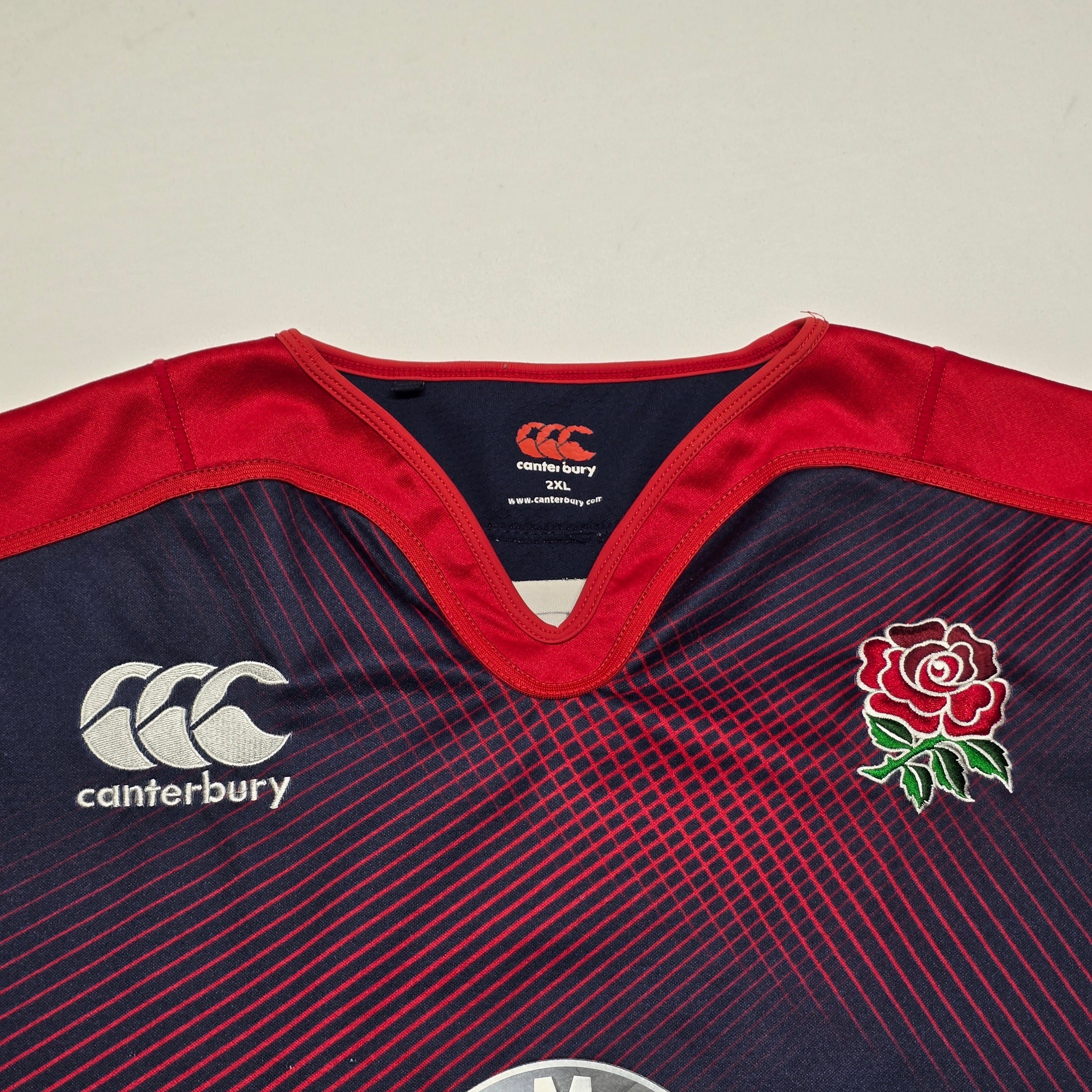 England 2015/16 U18 Training Jersey (Player Issued - Zachh Mercer) - 2XL