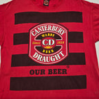 Vintage Canterbury Draught T-shirt - Large