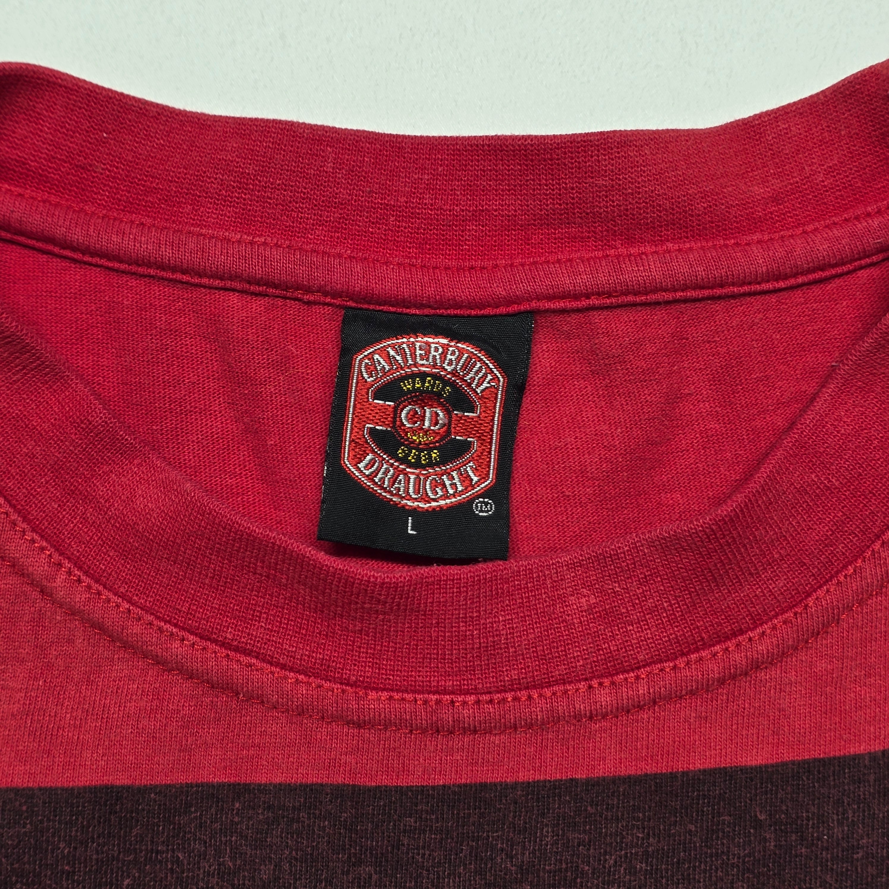 Vintage Canterbury Draught T-shirt - Large