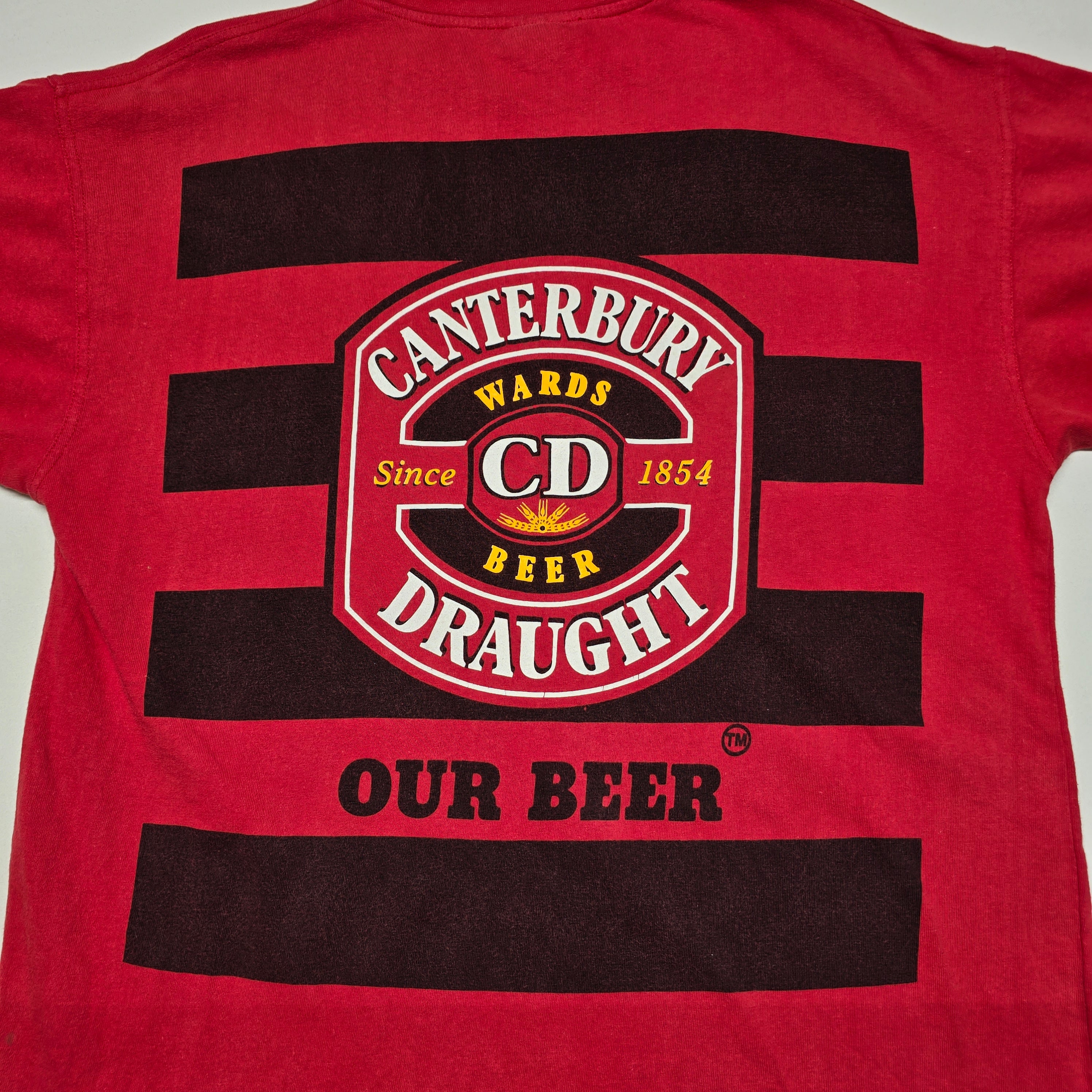 Vintage Canterbury Draught T-shirt - Large