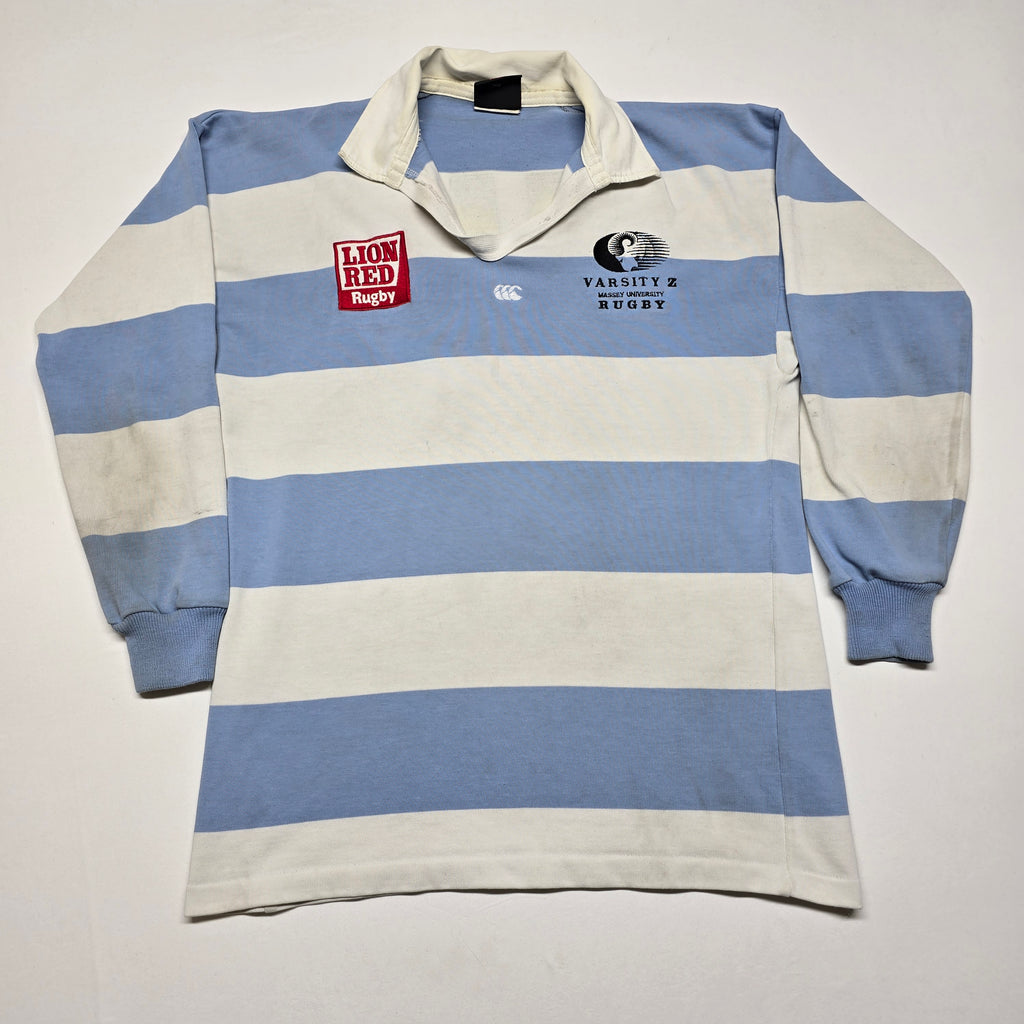 Vintage Massey University #11 Single Stitch Rugby Jersey - Medium/Large