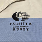 Vintage Massey University #11 Single Stitch Rugby Jersey - Medium/Large