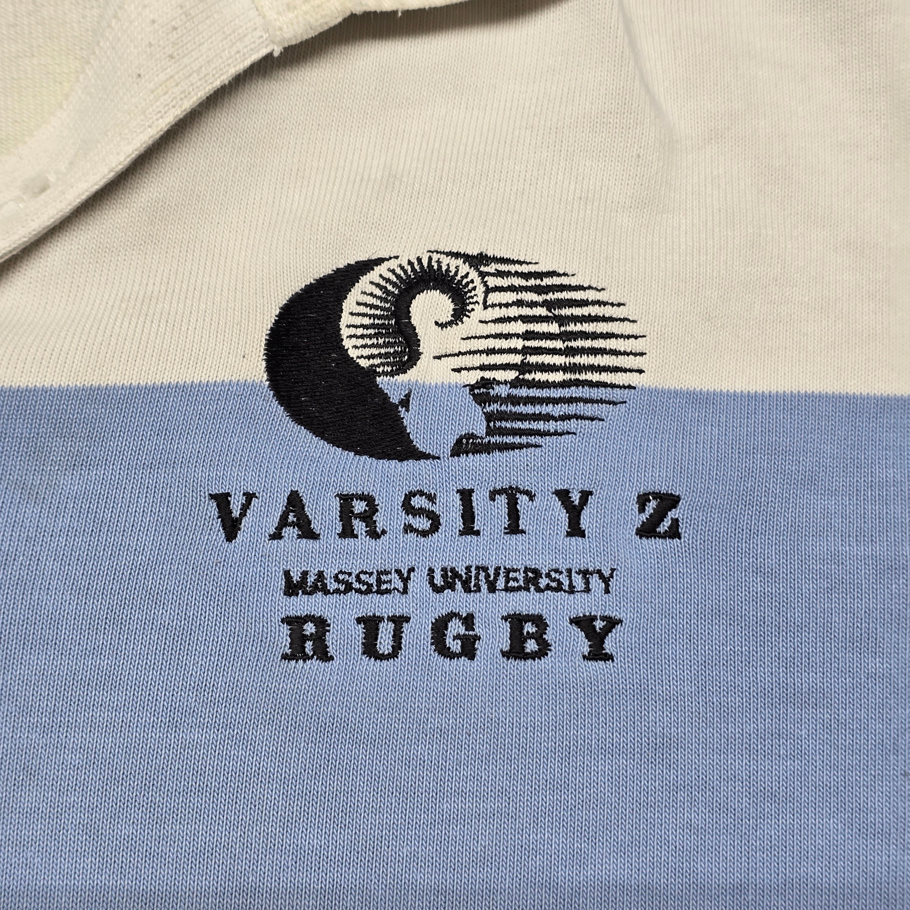 Vintage Massey University #11 Single Stitch Rugby Jersey - Medium/Large