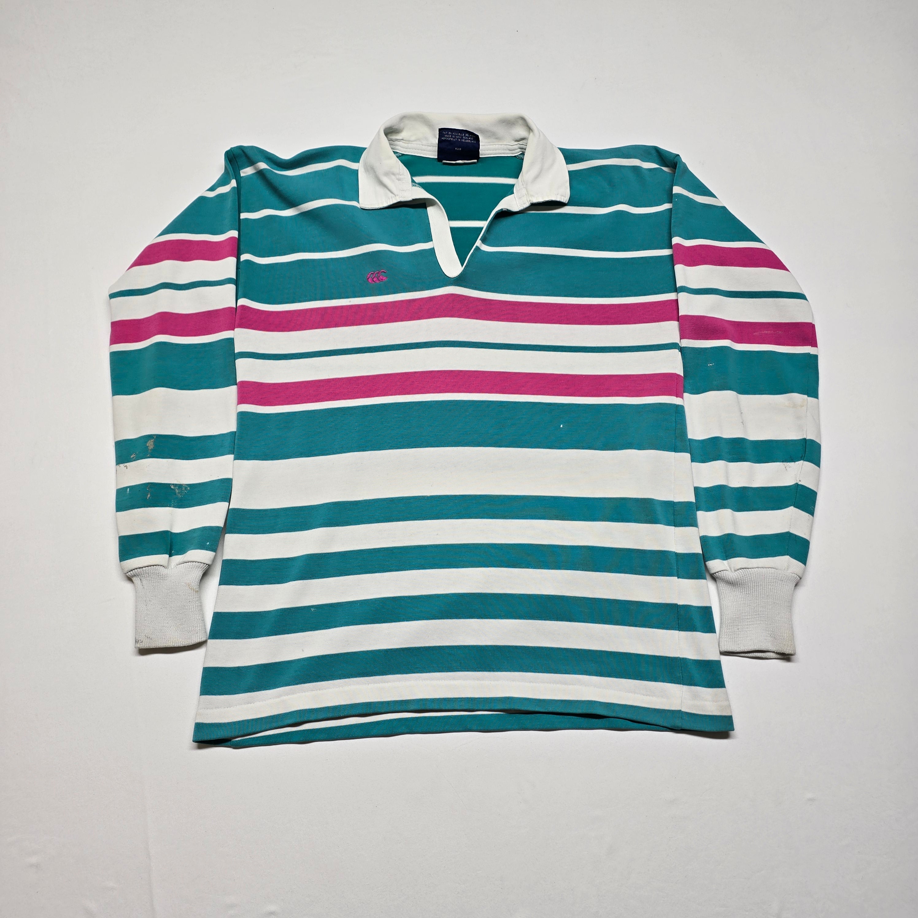 Vintage Blue Label CCC Single Stitch Rugby Jersey - Large