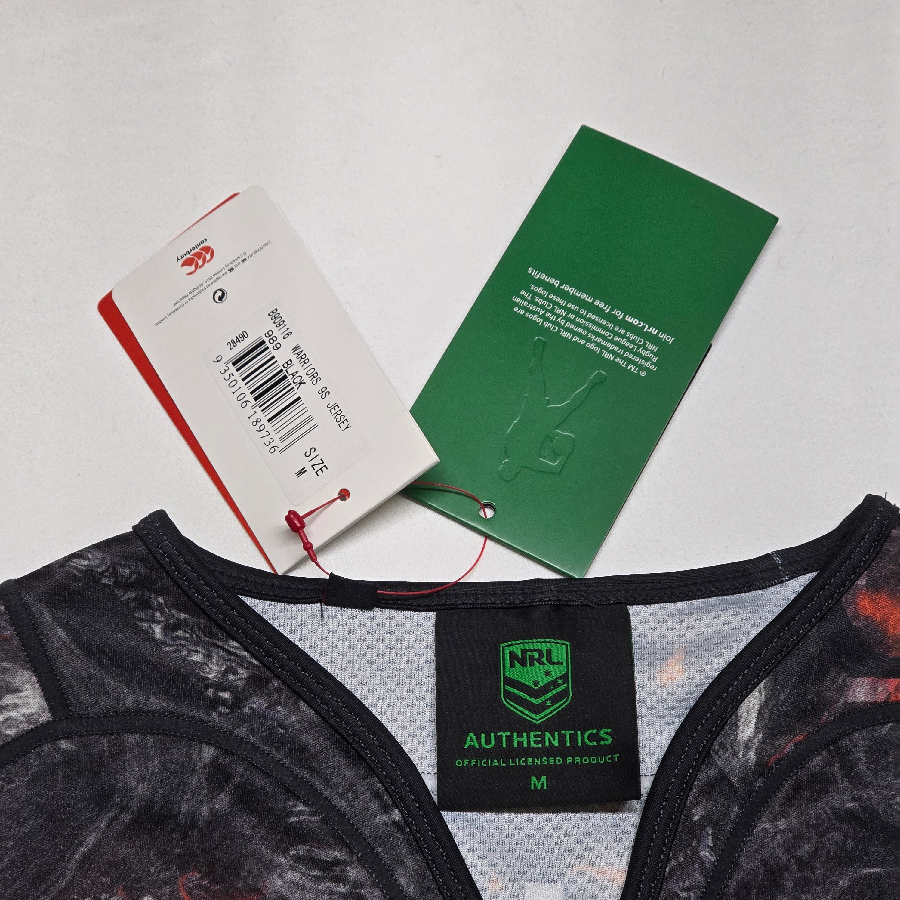 NZ Warriors 2017 Nines Jersey (BNWTs) - Medium