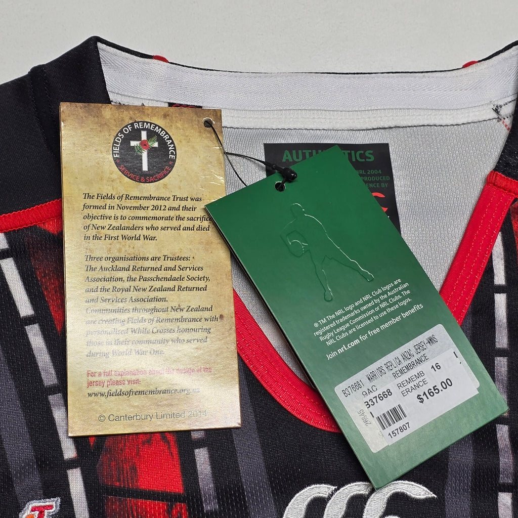NZ Warriors 2015 ANZAC Jersey - Women's 16