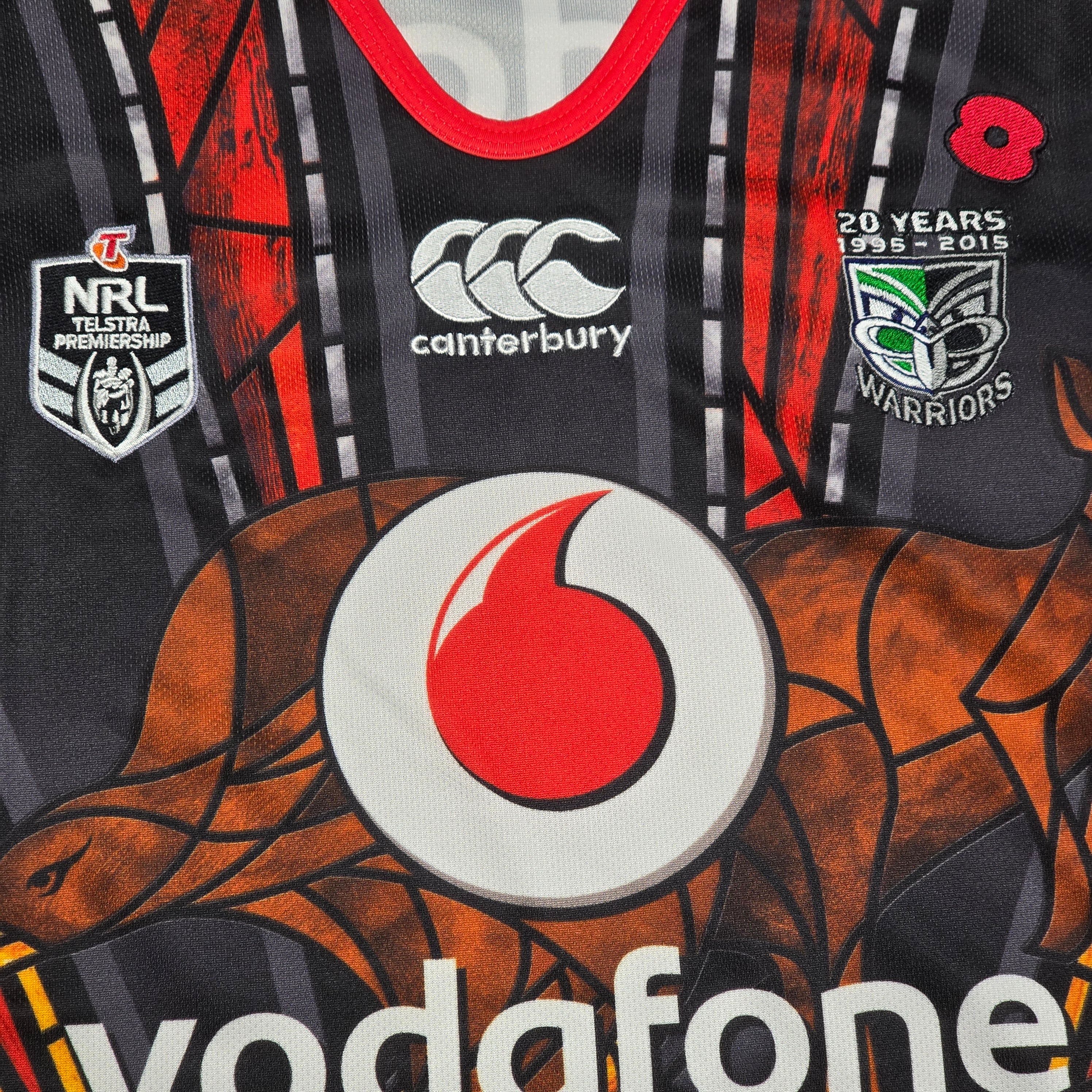 NZ Warriors 2015 ANZAC Jersey - Women's 16